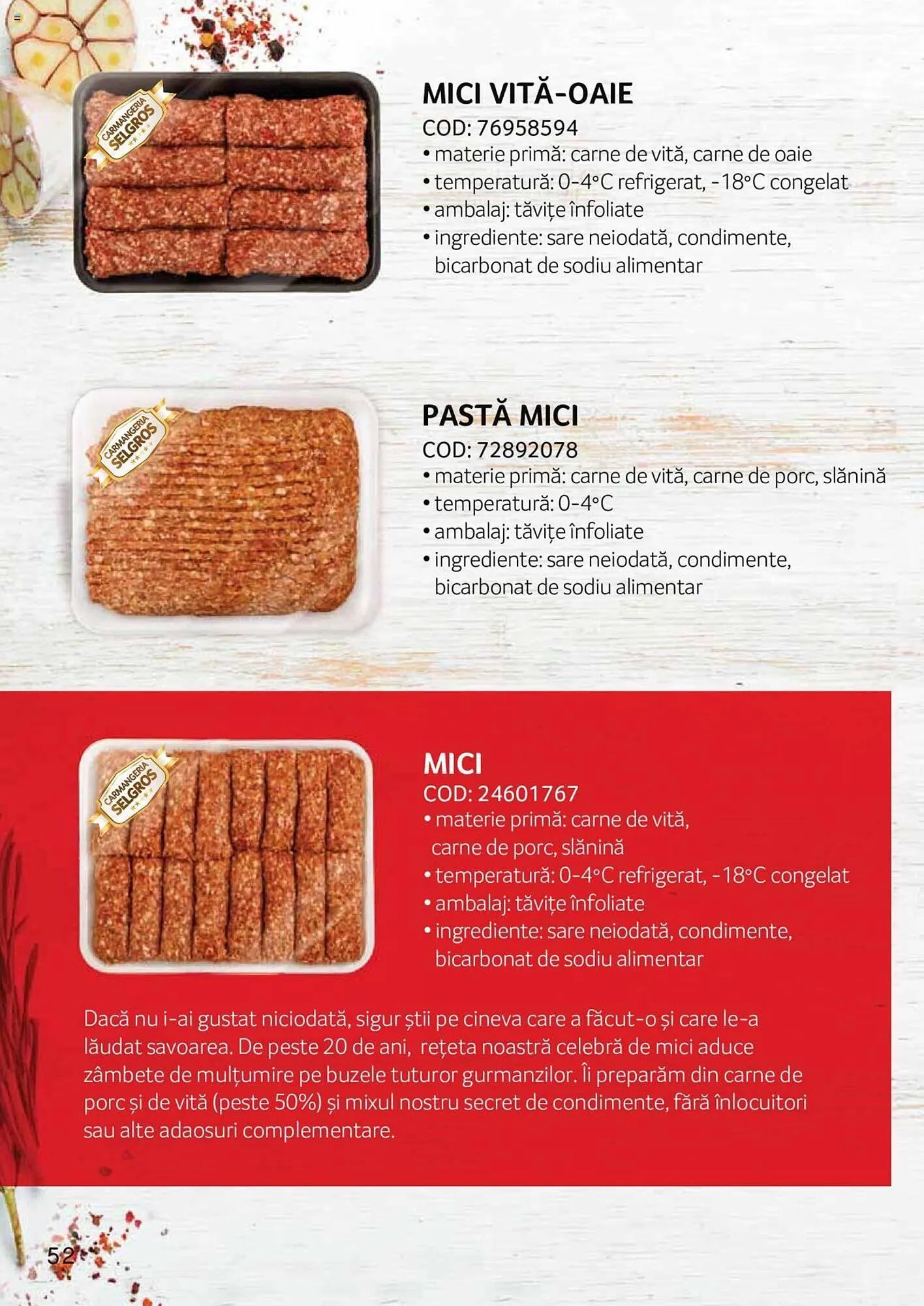 Catalog Selgros catalog de la 27 aprilie până la 31 decembrie 2023 - Revista Pagina 52