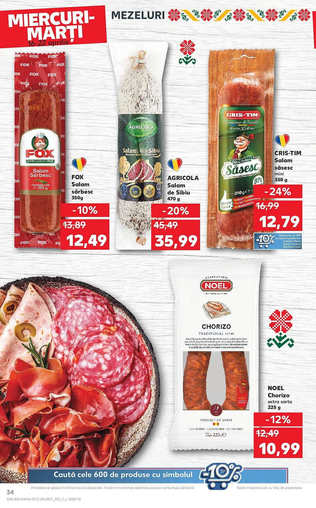 Catalog Catalog Kaufland de la 16 aprilie până la 22 aprilie 2025 - Revista Pagina 34