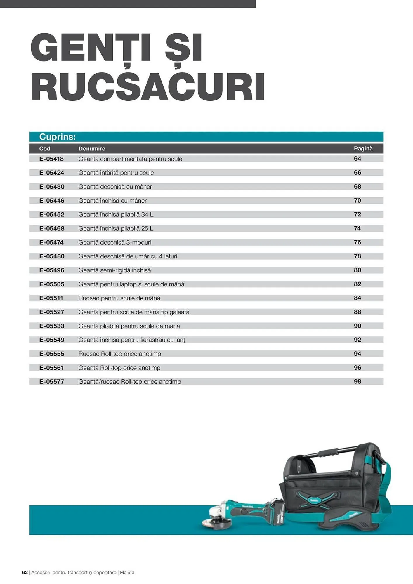 Catalog Catalog Makita de la 2 decembrie până la 31 decembrie 2025 - Revista Pagina 62