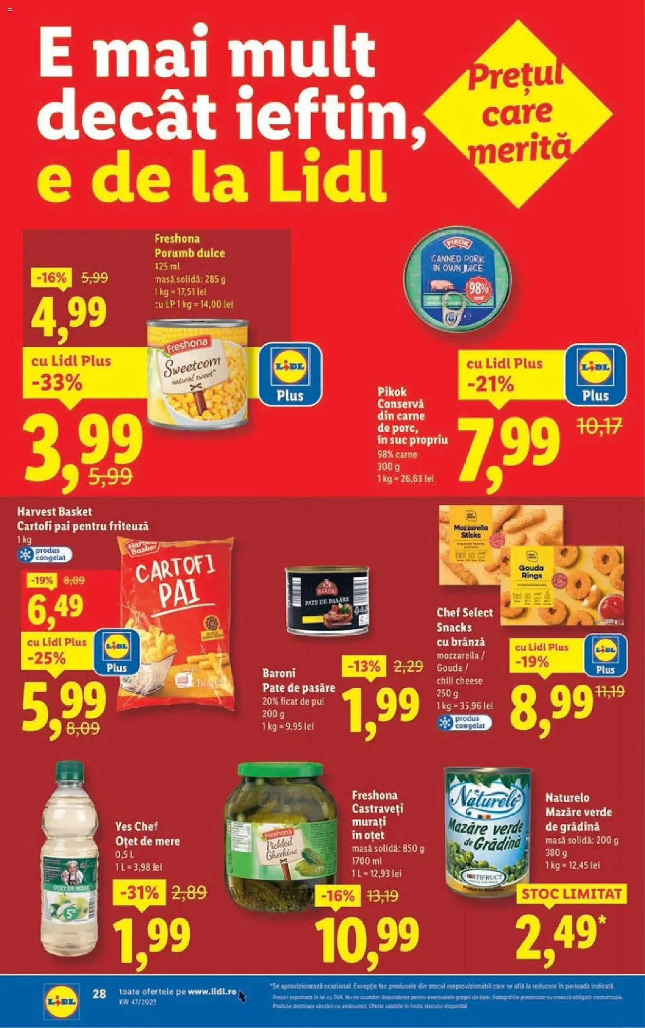 Catalog Catalog Lidl de la 16 noiembrie până la 23 noiembrie 2025 - Revista Pagina 28