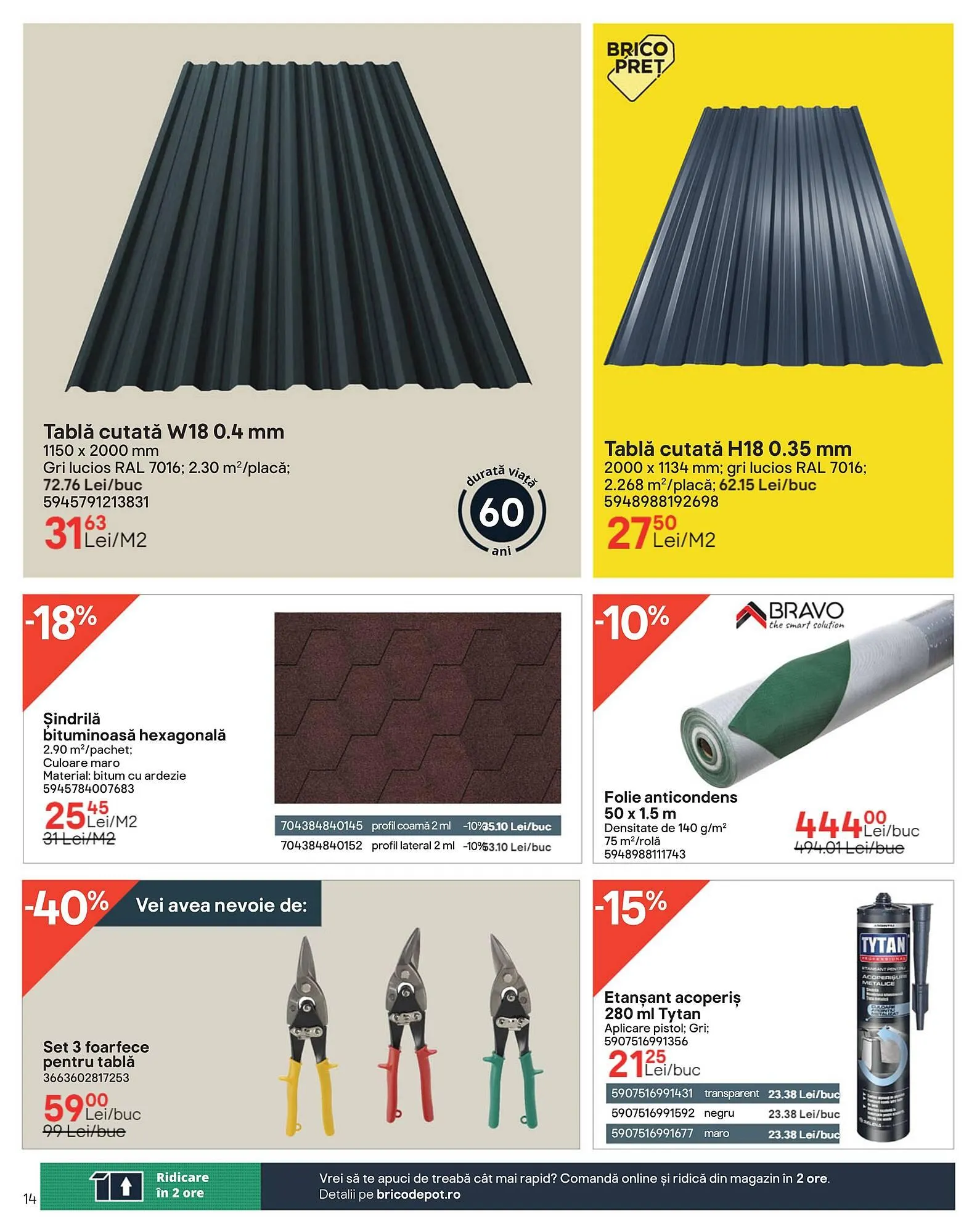 Catalog Brico Depôt catalog de la 4 aprilie până la 30 aprilie 2024 - Revista Pagina 14