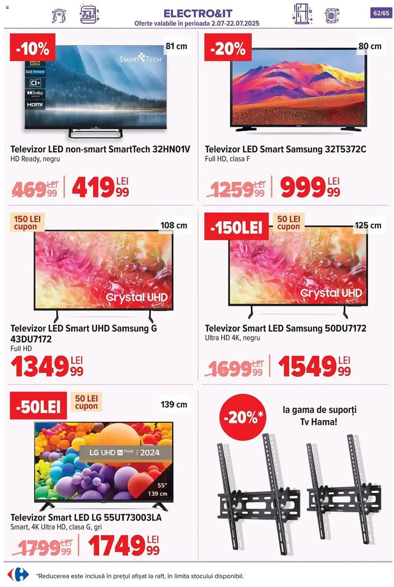 Catalog Catalog Carrefour de la 8 iulie până la 15 iulie 2025 - Revista Pagina 62