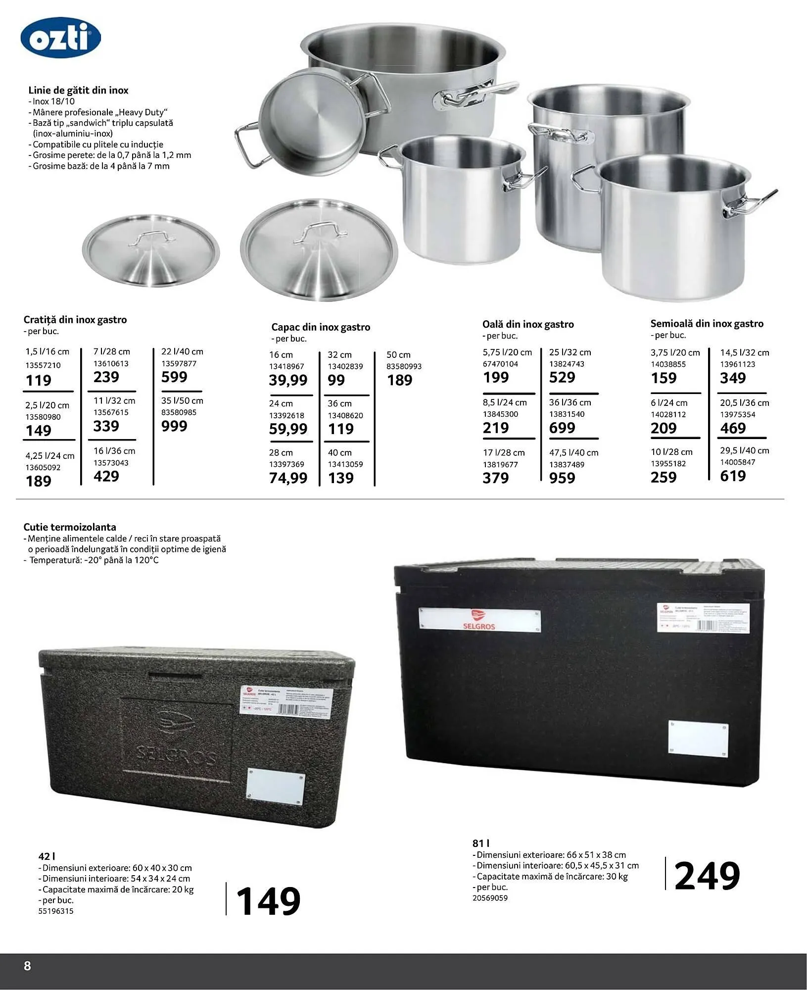 Catalog Catalog Selgros de la 1 noiembrie până la 31 decembrie 2024 - Revista Pagina 8