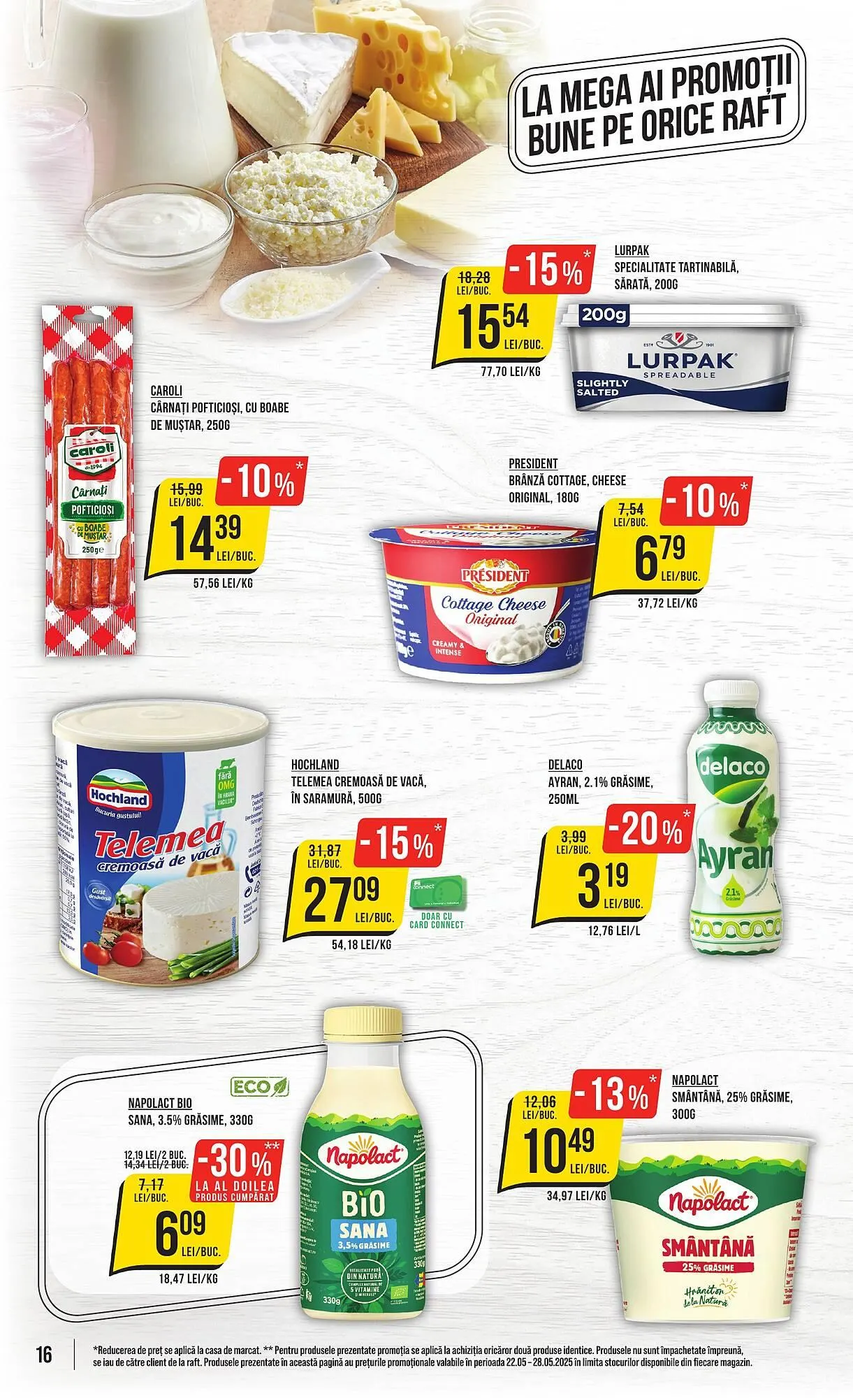 Catalog Catalog Mega Image de la 22 mai până la 28 mai 2025 - Revista Pagina 16