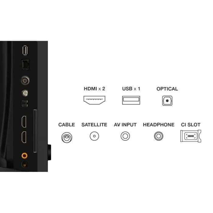 Televizor Smart TCL 32V4C, 80 cm, HD, Clasa F