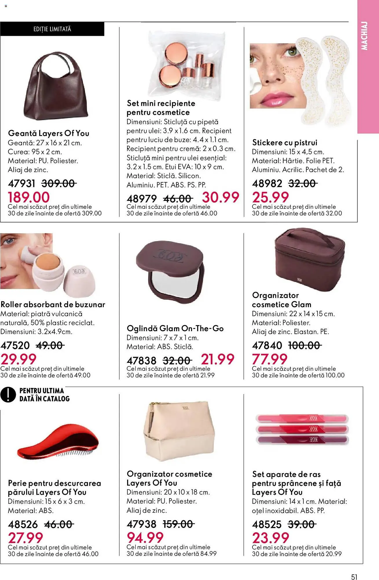 Catalog Catalog Oriflame de la 14 aprilie până la 5 mai 2026 - Revista Pagina 51