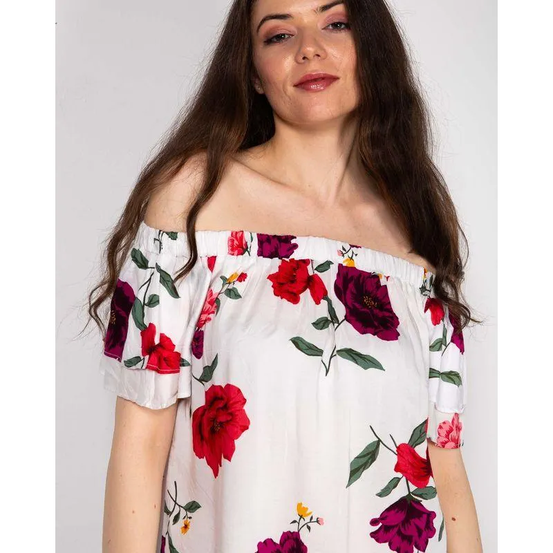 Bluza subtire cu umerii goi N240302004