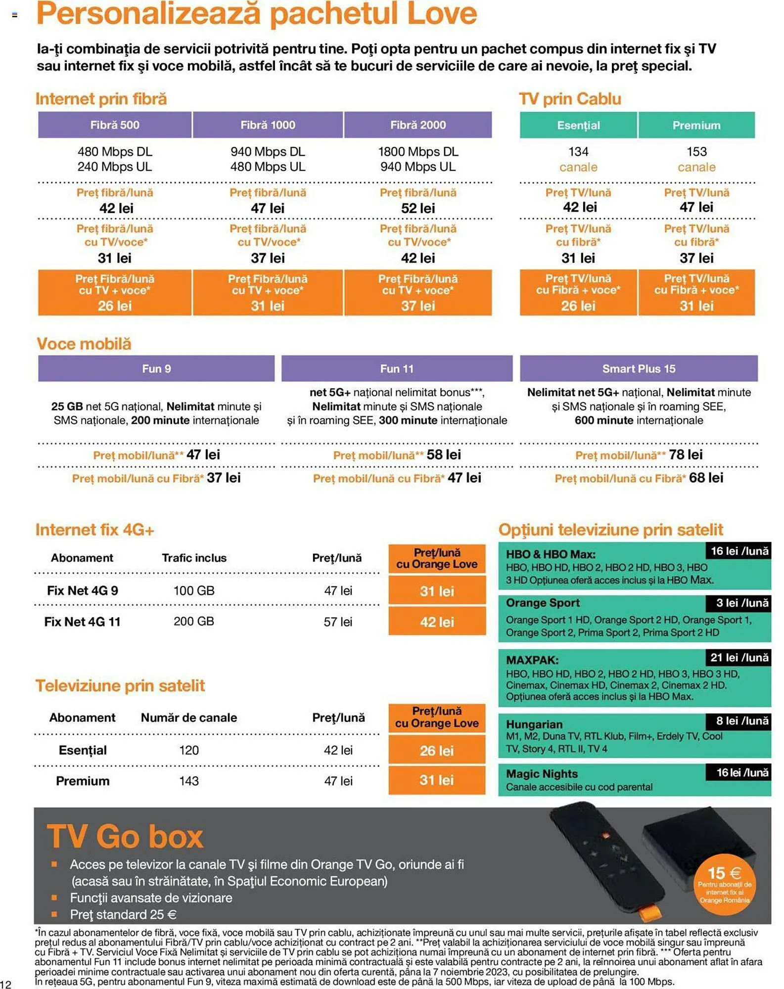 Catalog Orange catalog de la 5 septembrie până la 21 noiembrie 2023 - Revista Pagina 12