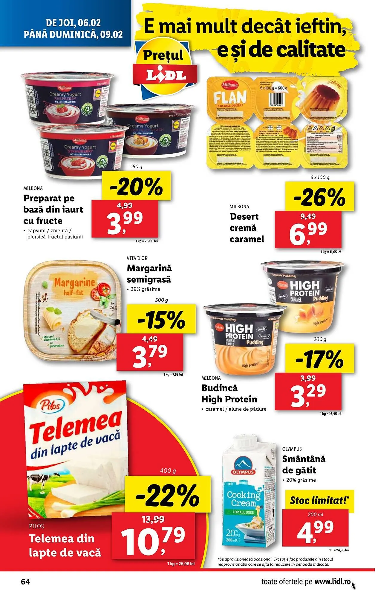 Catalog Catalog Lidl de la 3 februarie până la 9 februarie 2025 - Revista Pagina 64