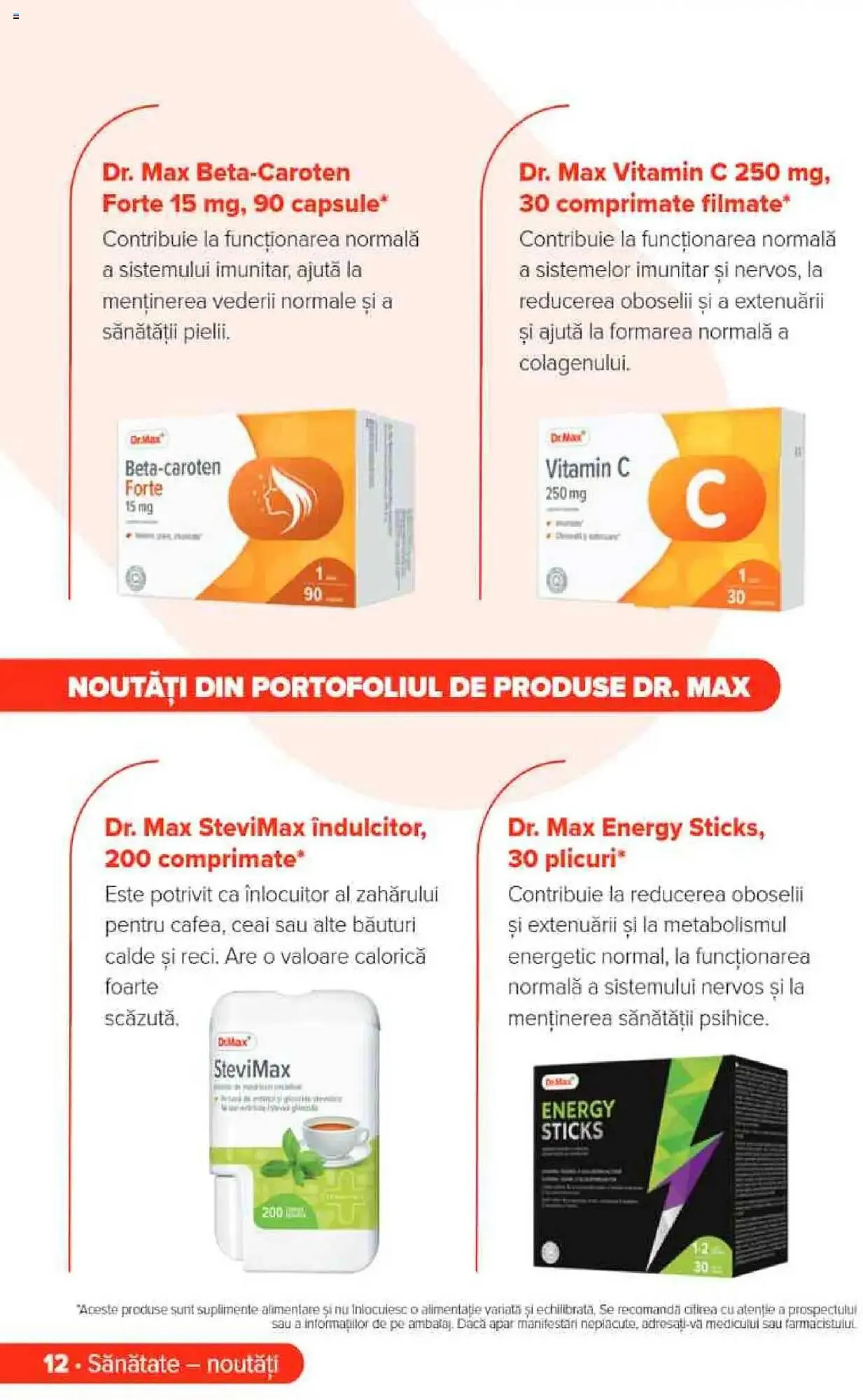 Catalog Catalog Dr.Max de la 1 iunie până la 31 august 2025 - Revista Pagina 12