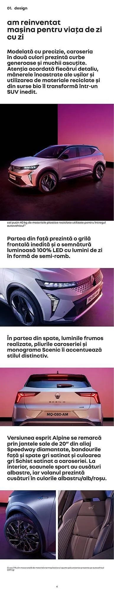 Catalog Catalog Renault Scenic E-Tech de la 11 ianuarie până la 31 decembrie 2024 - Revista Pagina 4