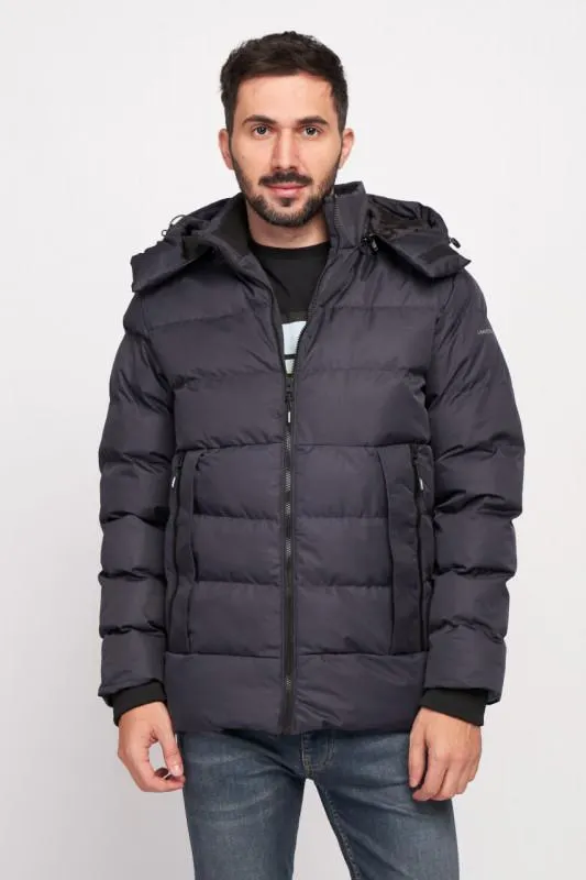 Timeout - Jacheta barbat cu gluga detasabila si buzunare