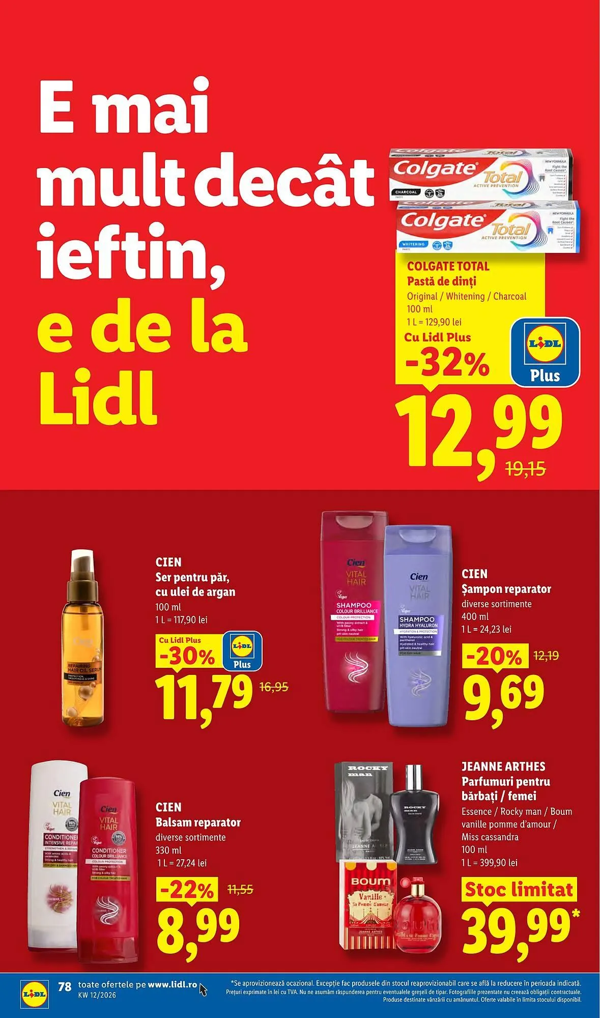 Catalog Catalog Lidl de la 16 martie până la 22 martie 2026 - Revista Pagina 78