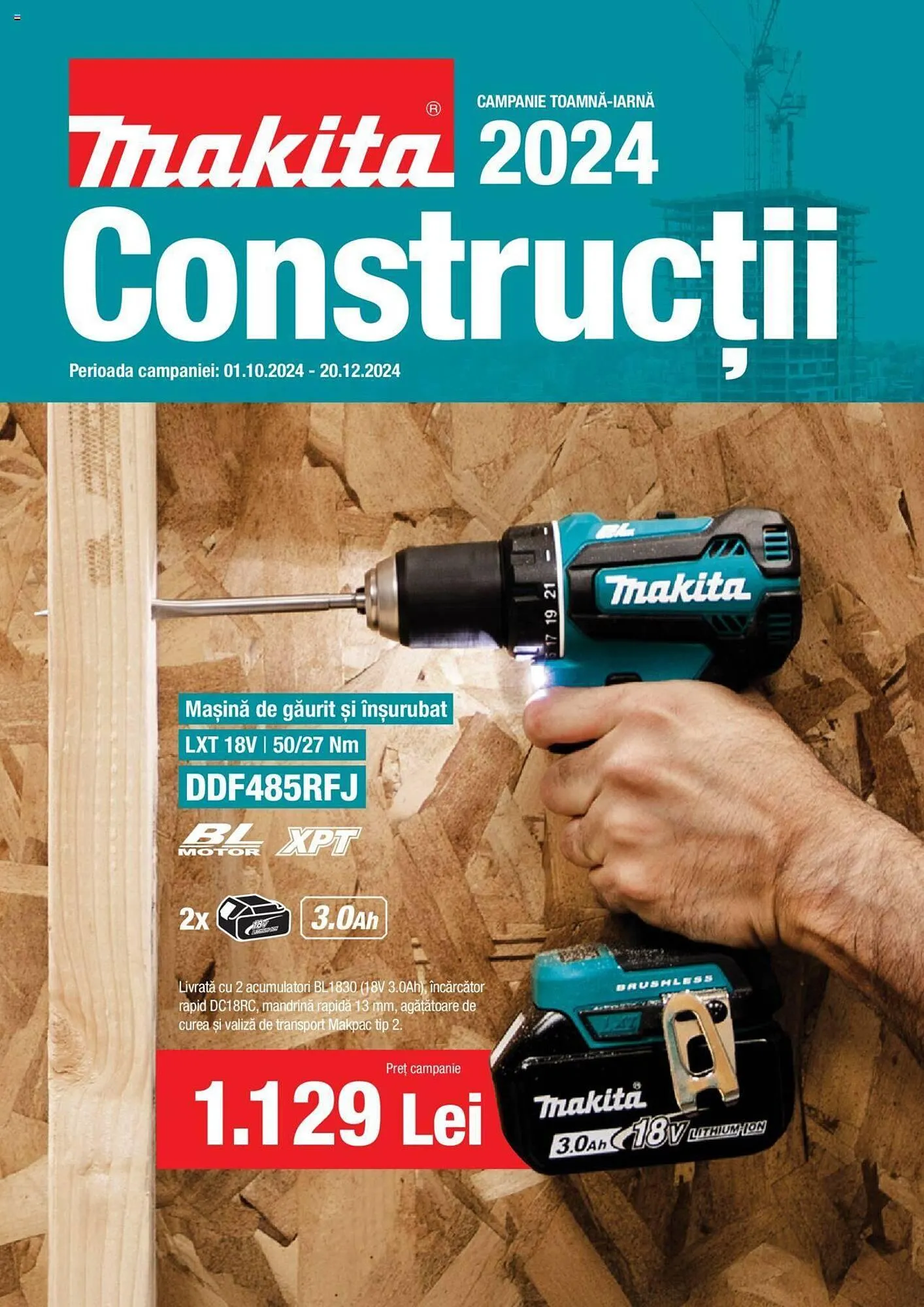 Catalog Catalog Makita de la 1 octombrie până la 20 decembrie 2024 - Revista Pagina 1