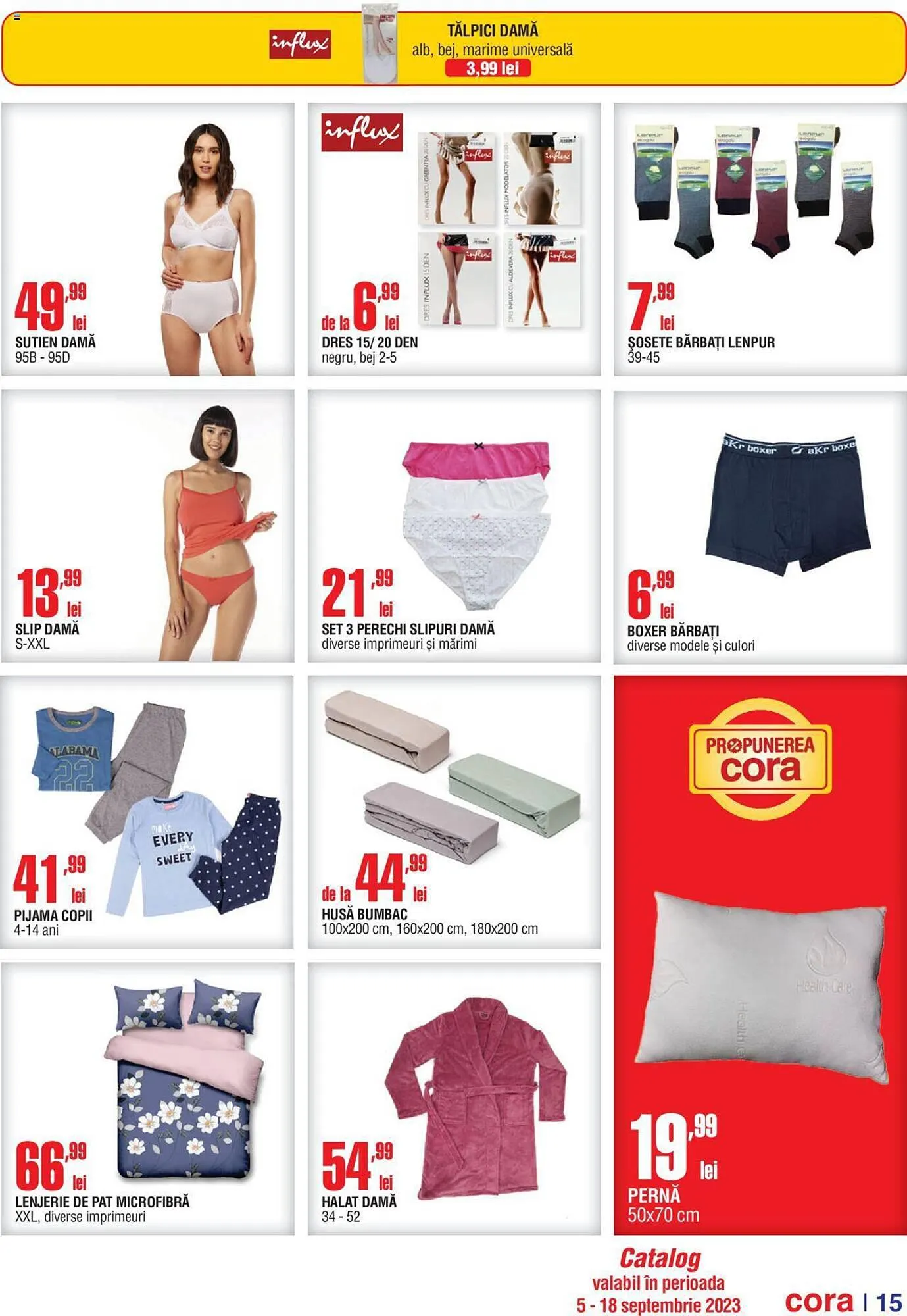 Catalog Cora catalog de la 5 septembrie până la 18 septembrie 2023 - Revista Pagina 15