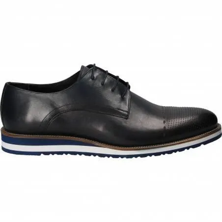 Pantofi Barbati Elegant Piele Albastri DA VINCI