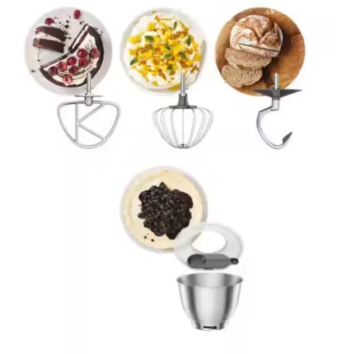 Robot de bucatarie Kenwood GO KZM35.000GY, 800 W, 4 l, 6 viteze, Storm Blue