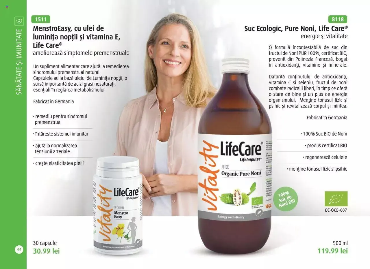 Catalog Catalog Life Care primavara-vara 2023 de la 1 martie până la 31 decembrie 2023 - Revista Pagina 46
