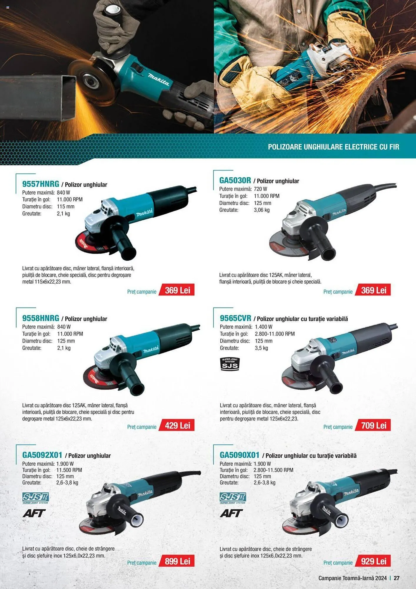 Catalog Catalog Makita de la 1 octombrie până la 20 decembrie 2024 - Revista Pagina 27