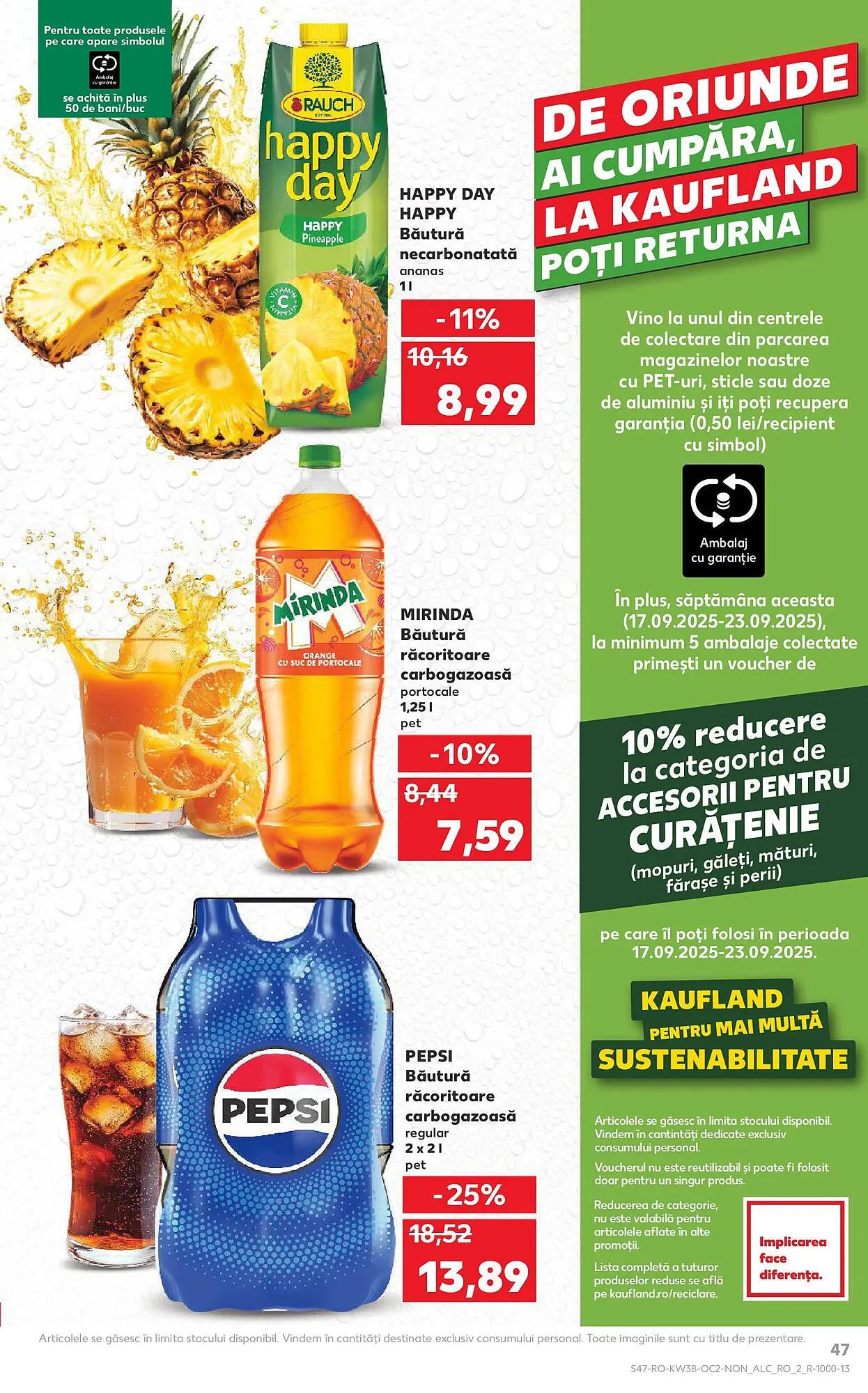 Catalog Catalog Kaufland de la 17 septembrie până la 23 septembrie 2025 - Revista Pagina 47