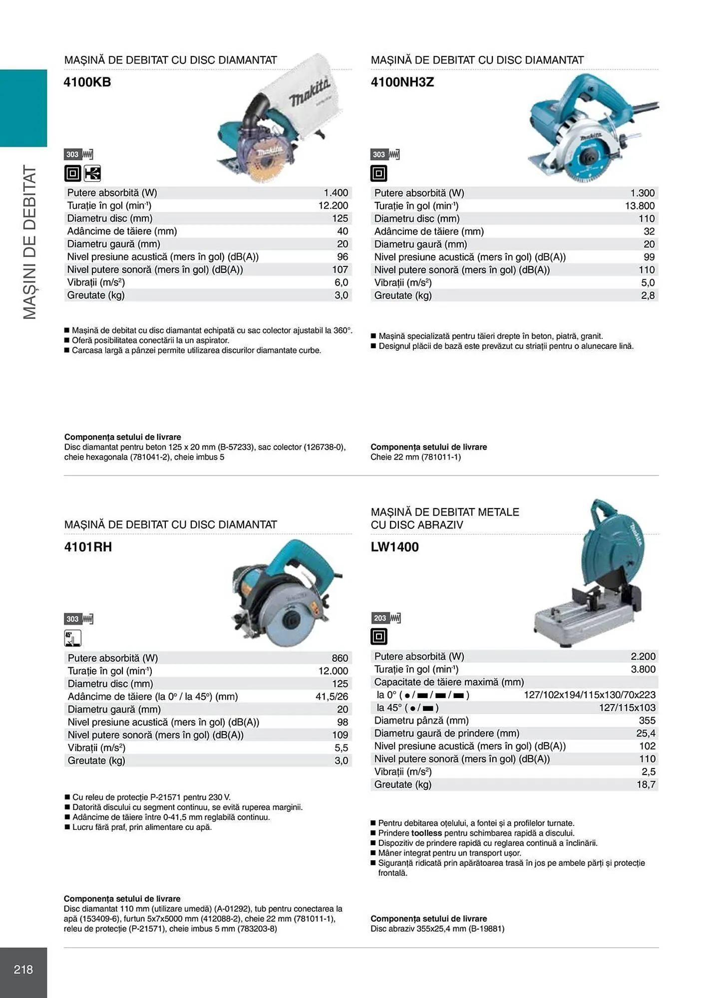 Catalog Catalog Makita de la 28 aprilie până la 31 decembrie 2026 - Revista Pagina 218