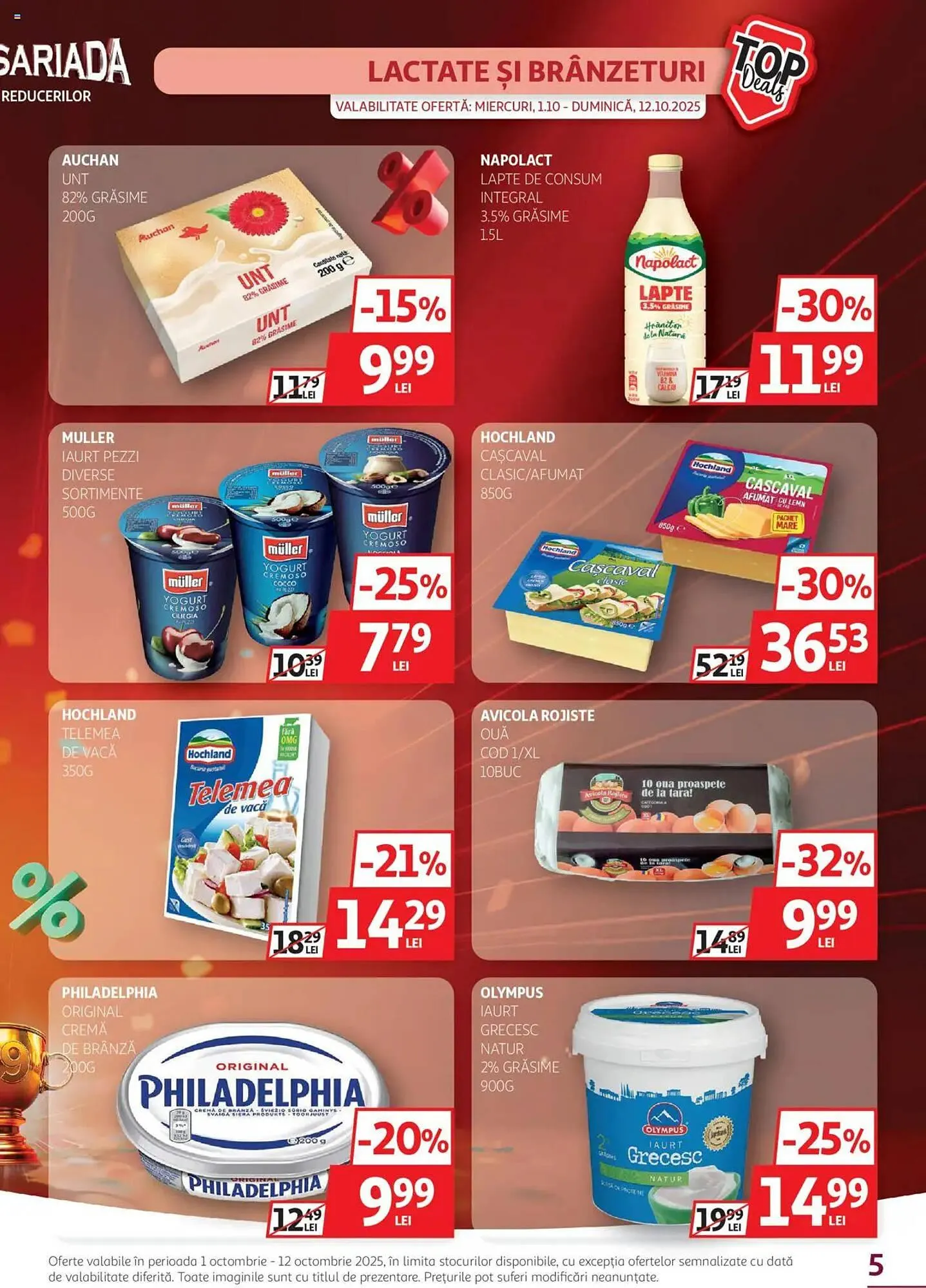 Catalog Catalog Auchan de la 1 octombrie până la 12 octombrie 2025 - Revista Pagina 5