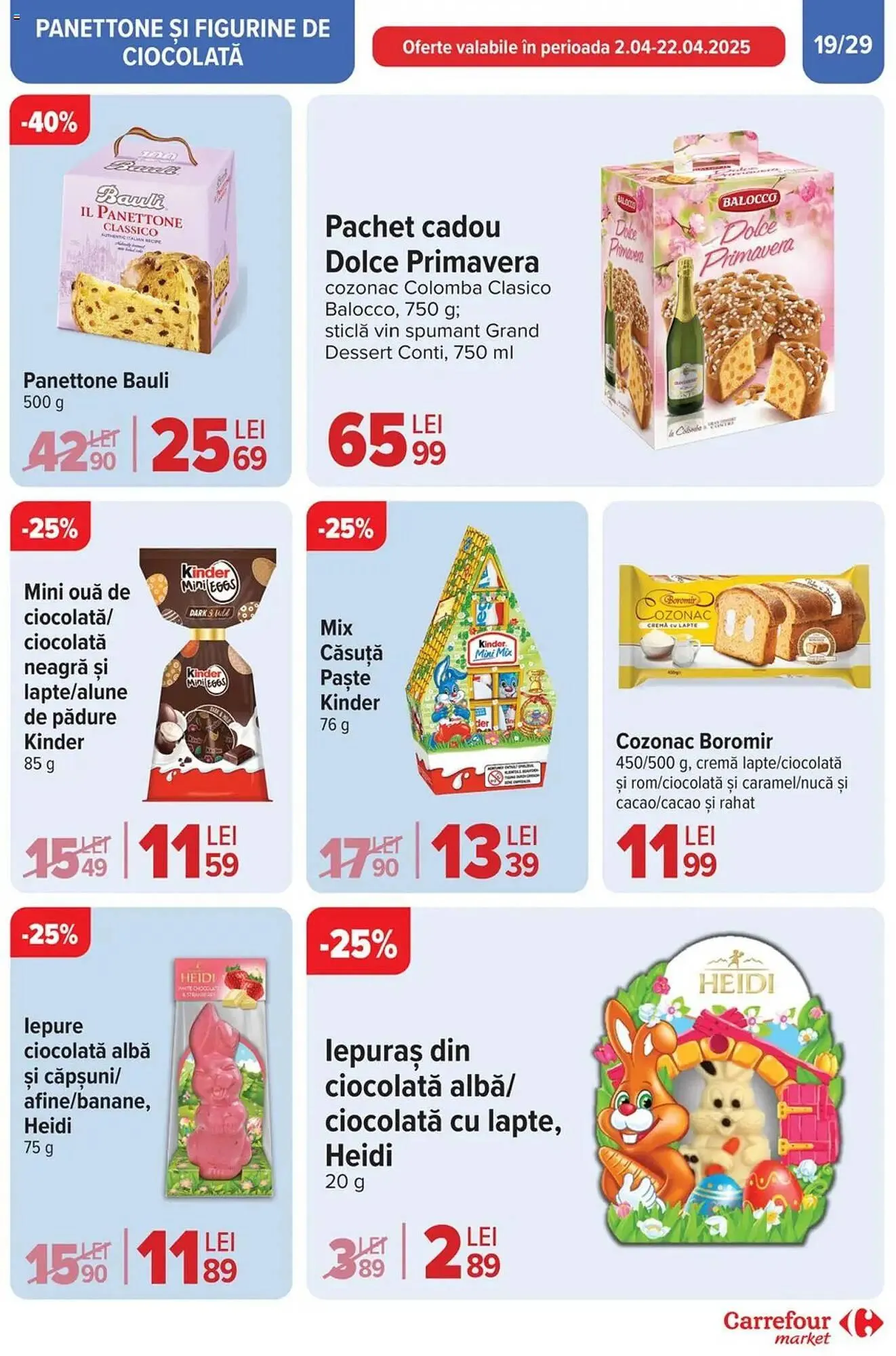 Catalog Catalog Carrefour Market de la 2 aprilie până la 13 aprilie 2025 - Revista Pagina 19