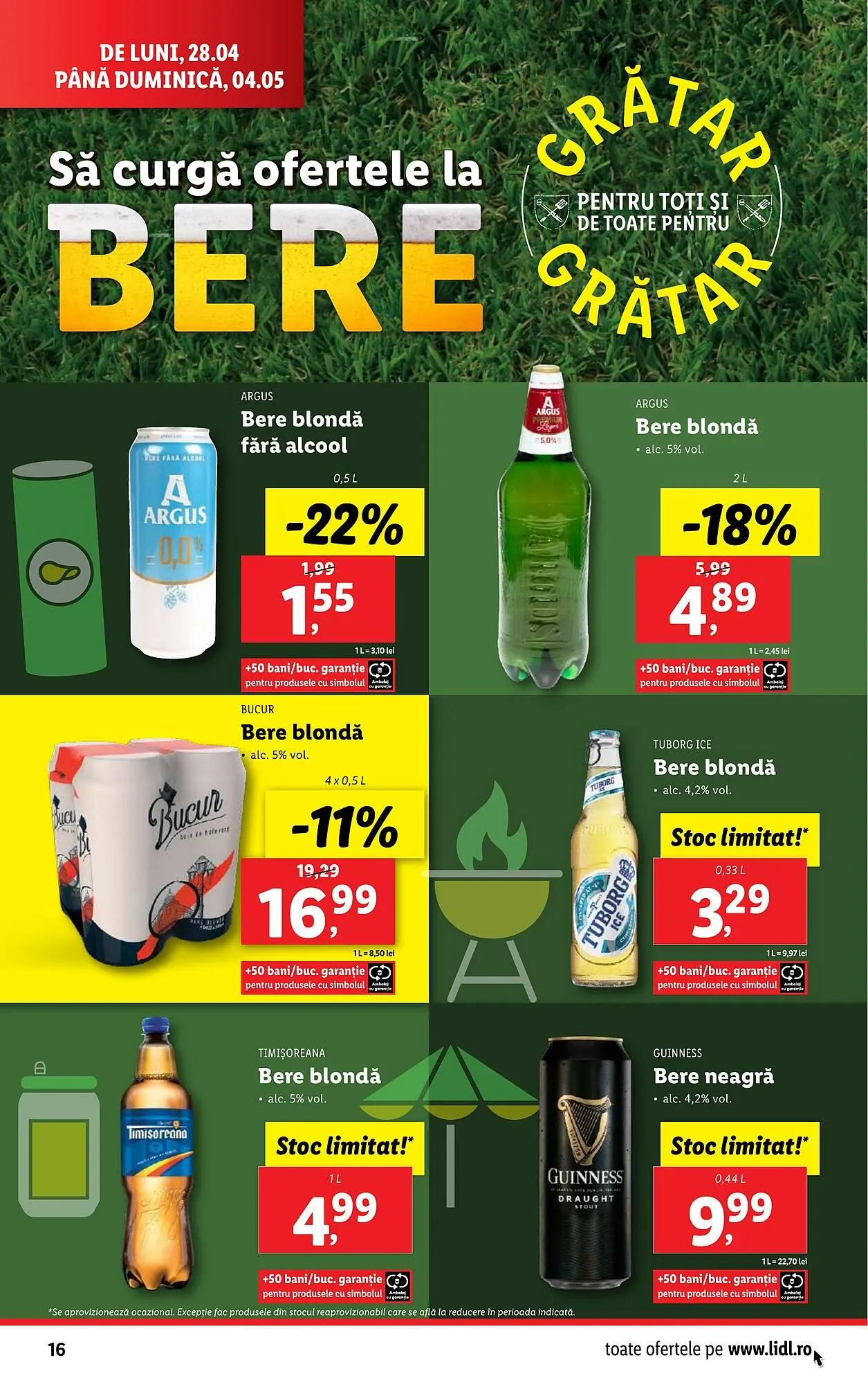 Catalog Catalog Lidl de la 22 aprilie până la 27 aprilie 2025 - Revista Pagina 16