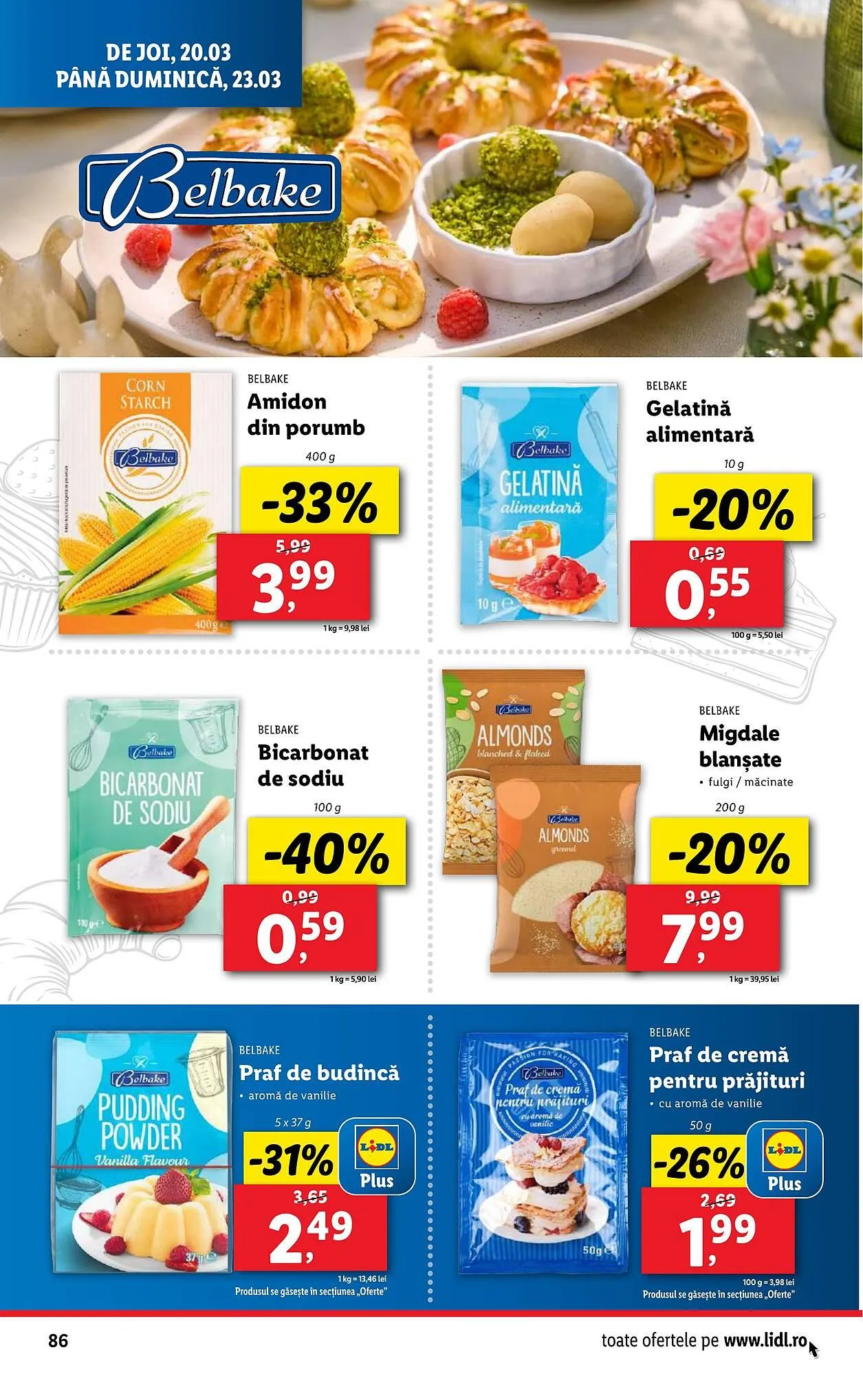 Catalog Catalog Lidl de la 17 martie până la 23 martie 2025 - Revista Pagina 86