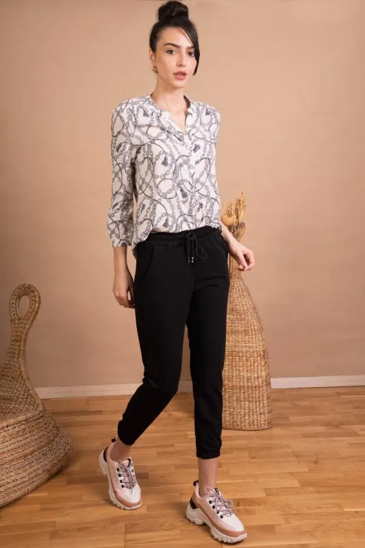 Pantaloni de trening negri B2277 NG