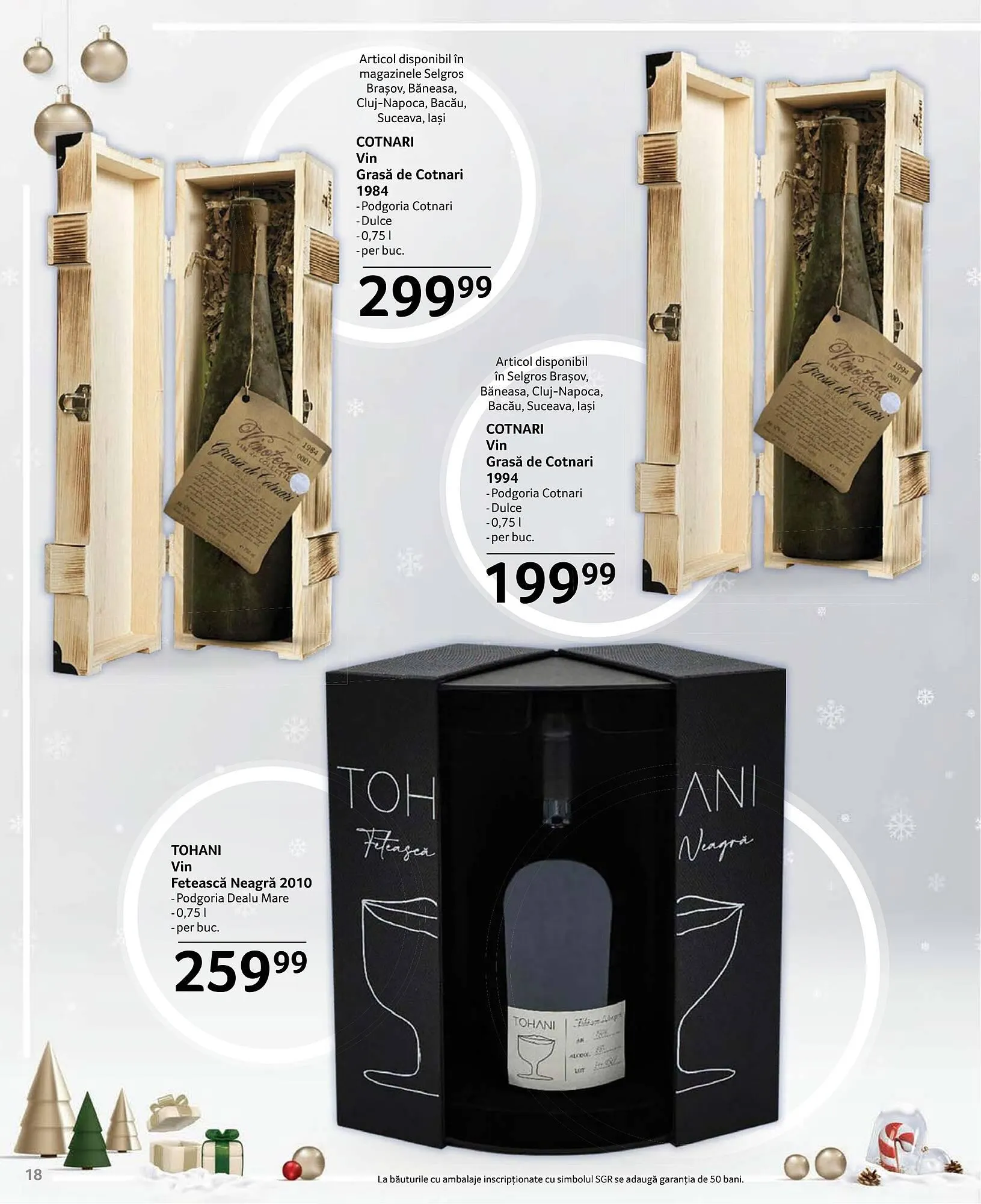 Catalog Catalog Selgros de la 29 noiembrie până la 24 decembrie 2024 - Revista Pagina 18