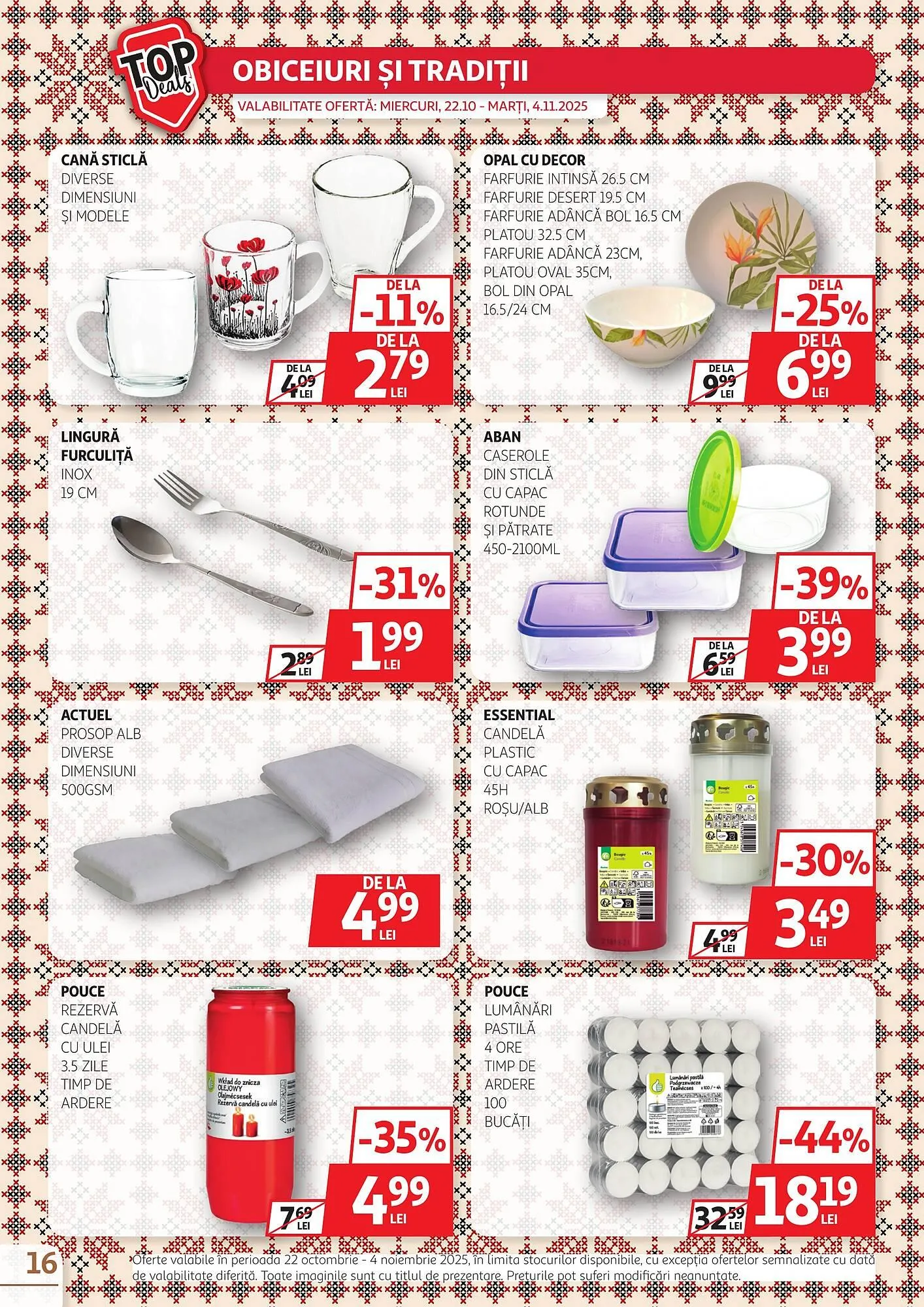 Catalog Catalog Auchan de la 22 octombrie până la 4 noiembrie 2025 - Revista Pagina 16