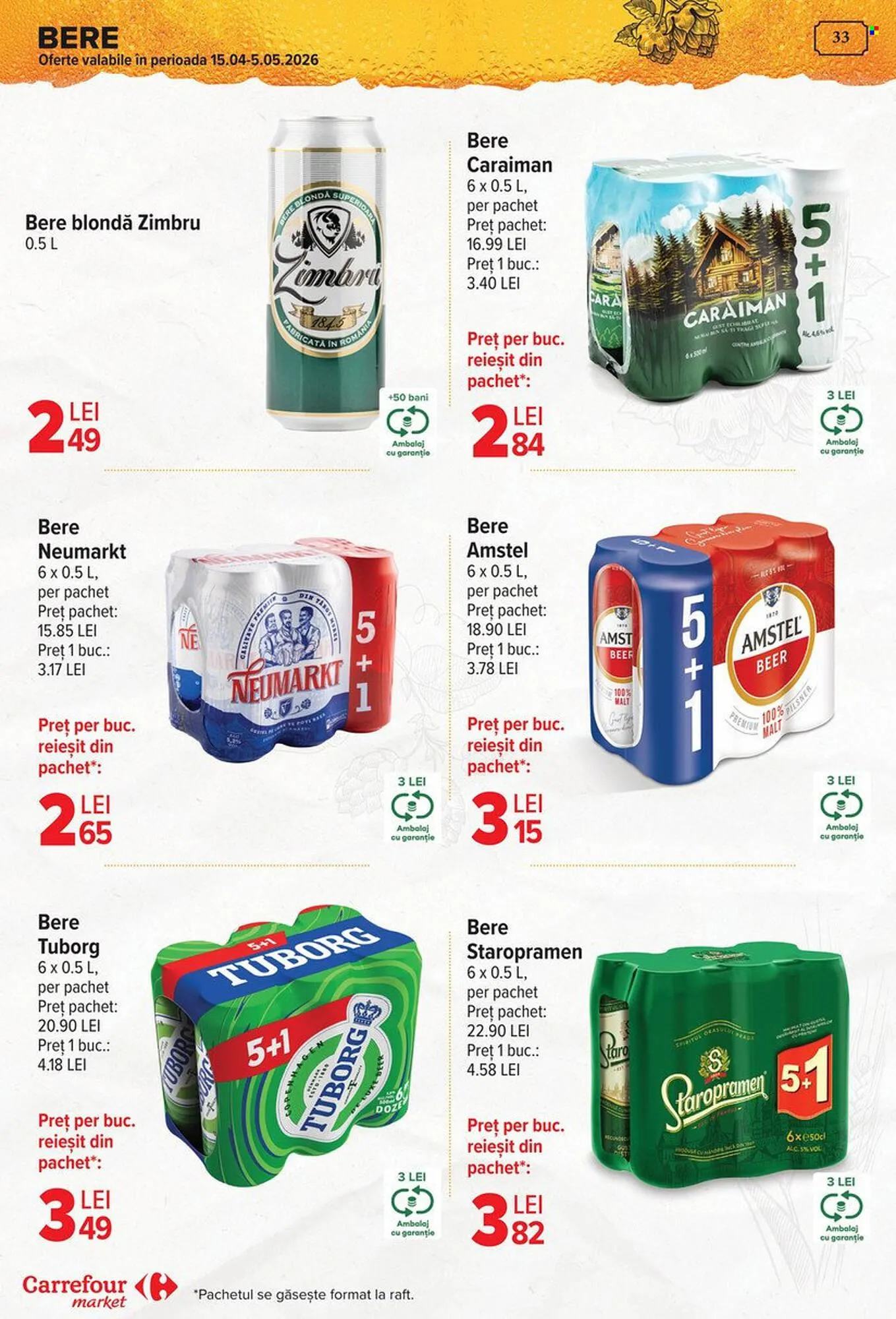 Catalog Catalog Carrefour Market de la 29 aprilie până la 5 mai 2026 - Revista Pagina 33