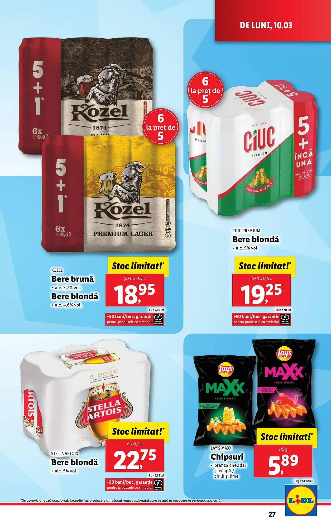 Catalog Catalog Lidl de la 10 martie până la 16 martie 2025 - Revista Pagina 27