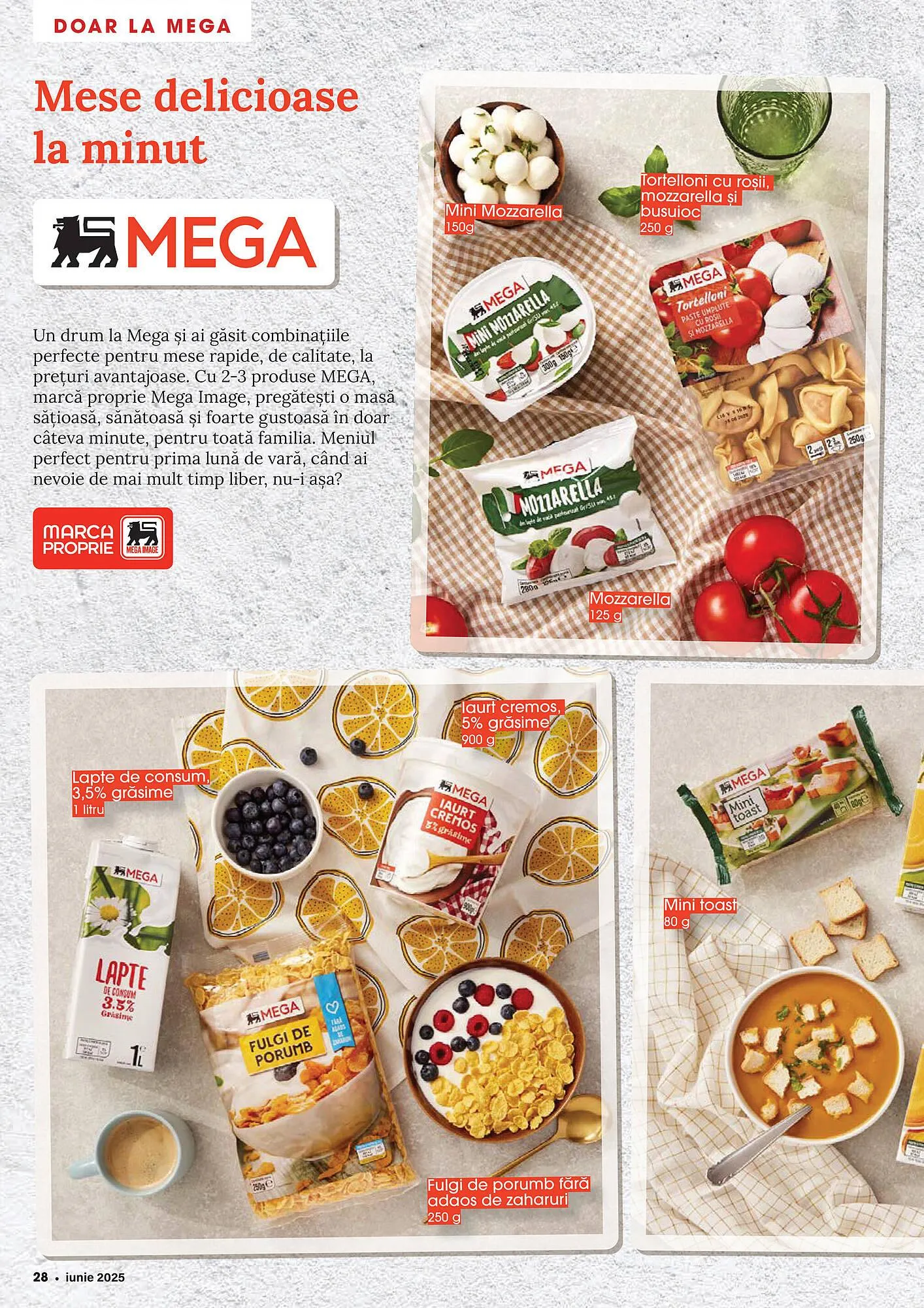 Catalog Catalog Mega Image de la 1 iunie până la 30 iunie 2025 - Revista Pagina 28