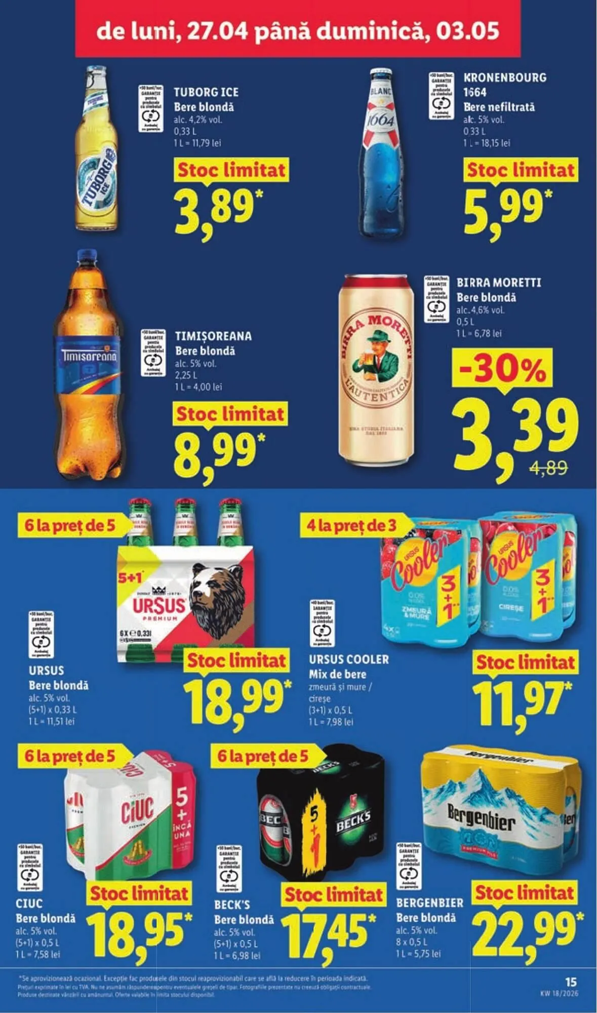 Catalog Catalog Lidl de la 27 aprilie până la 3 mai 2026 - Revista Pagina 15