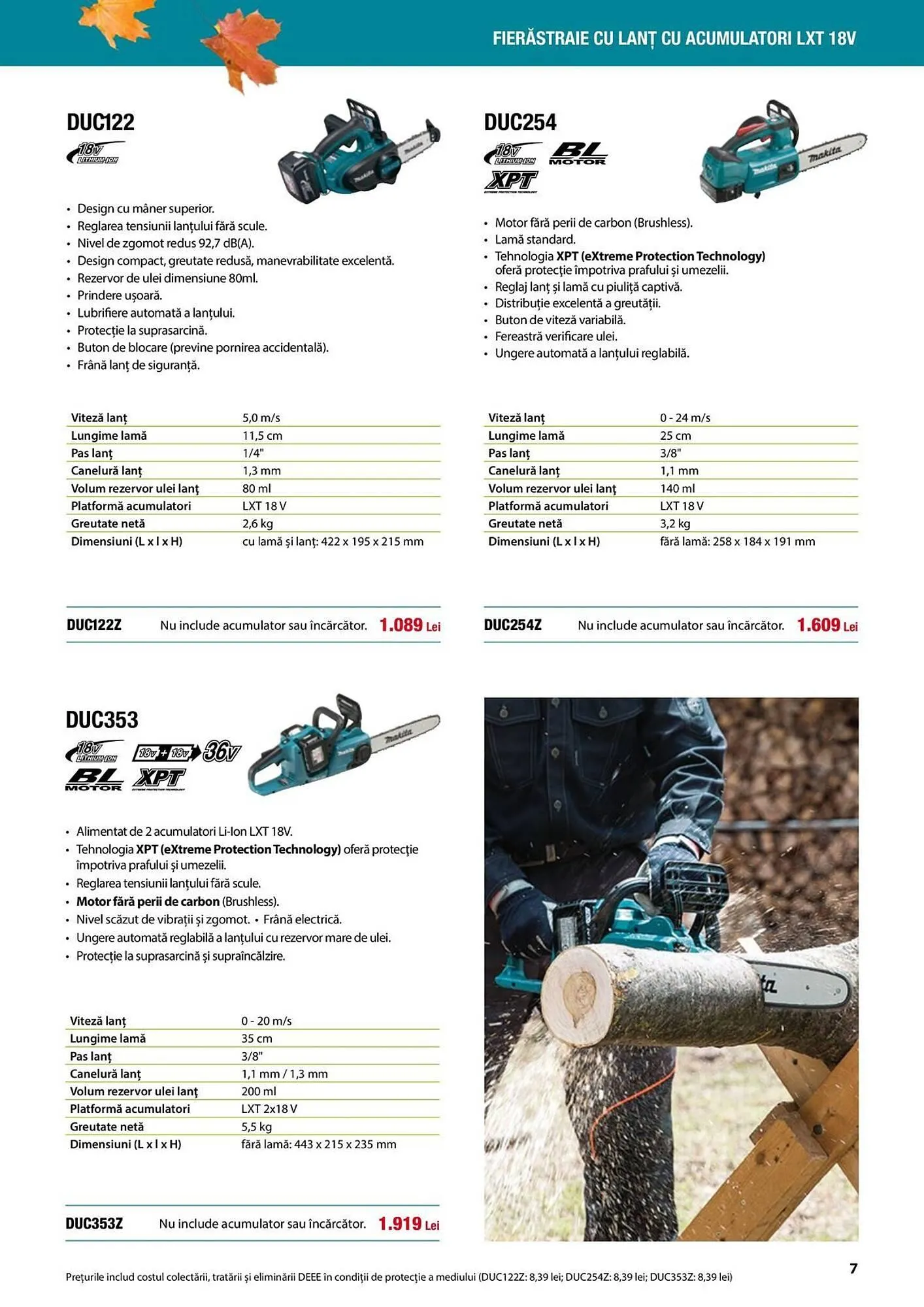 Catalog Catalog Makita de la 12 septembrie până la 24 decembrie 2025 - Revista Pagina 7
