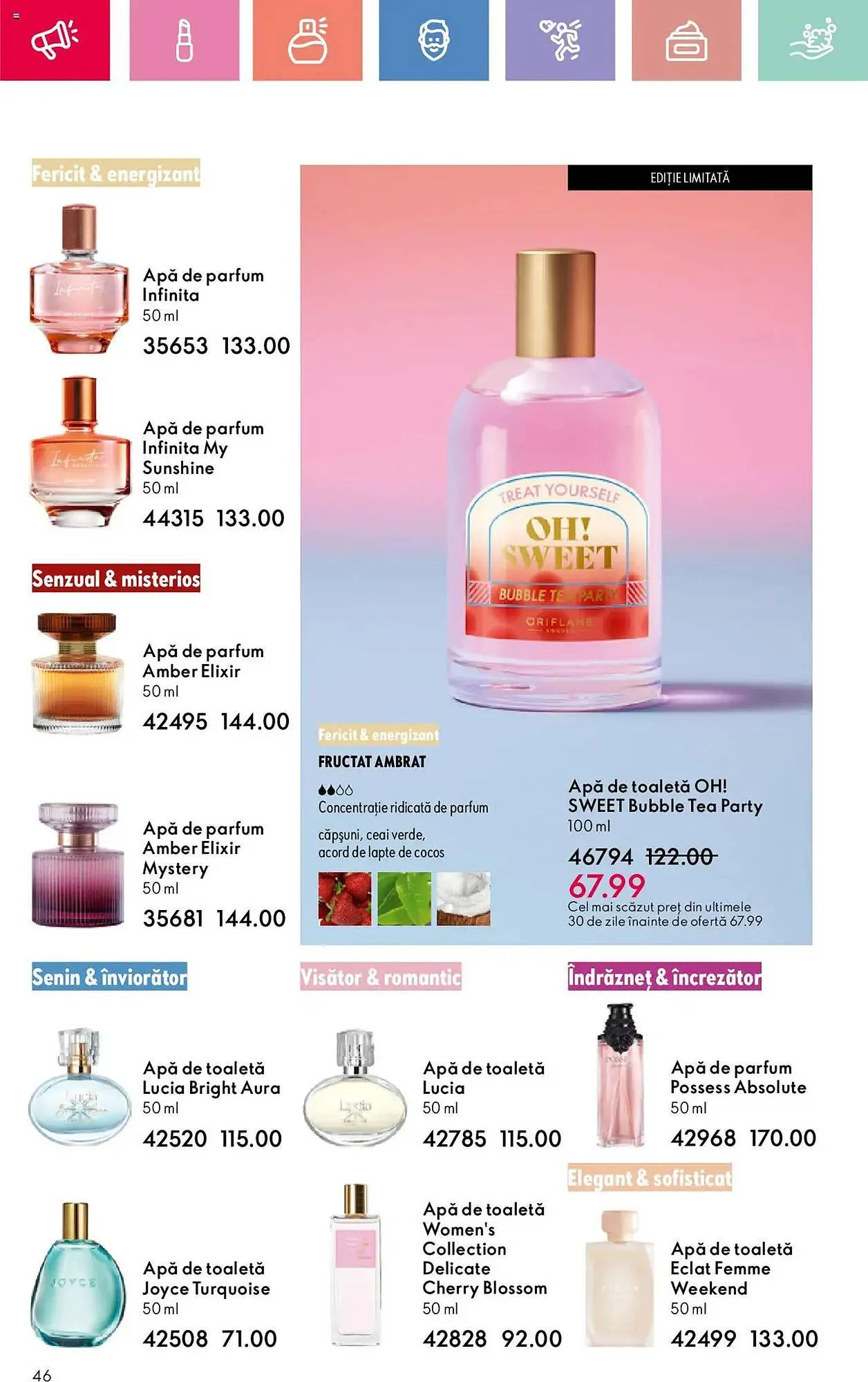 Catalog Catalog Oriflame de la 26 iulie până la 19 august 2025 - Revista Pagina 46