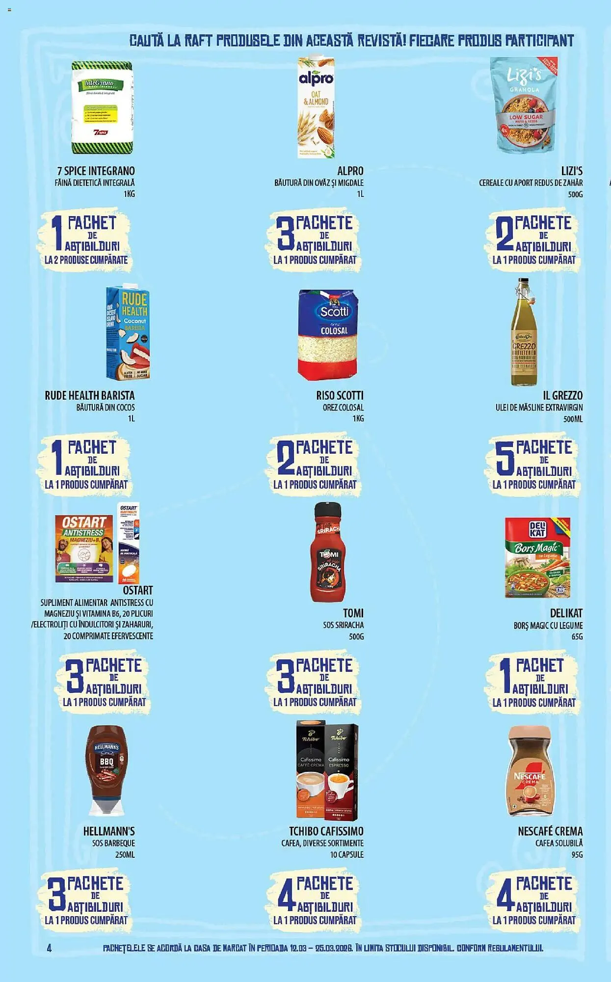 Catalog Catalog Mega Image de la 12 martie până la 25 martie 2026 - Revista Pagina 4