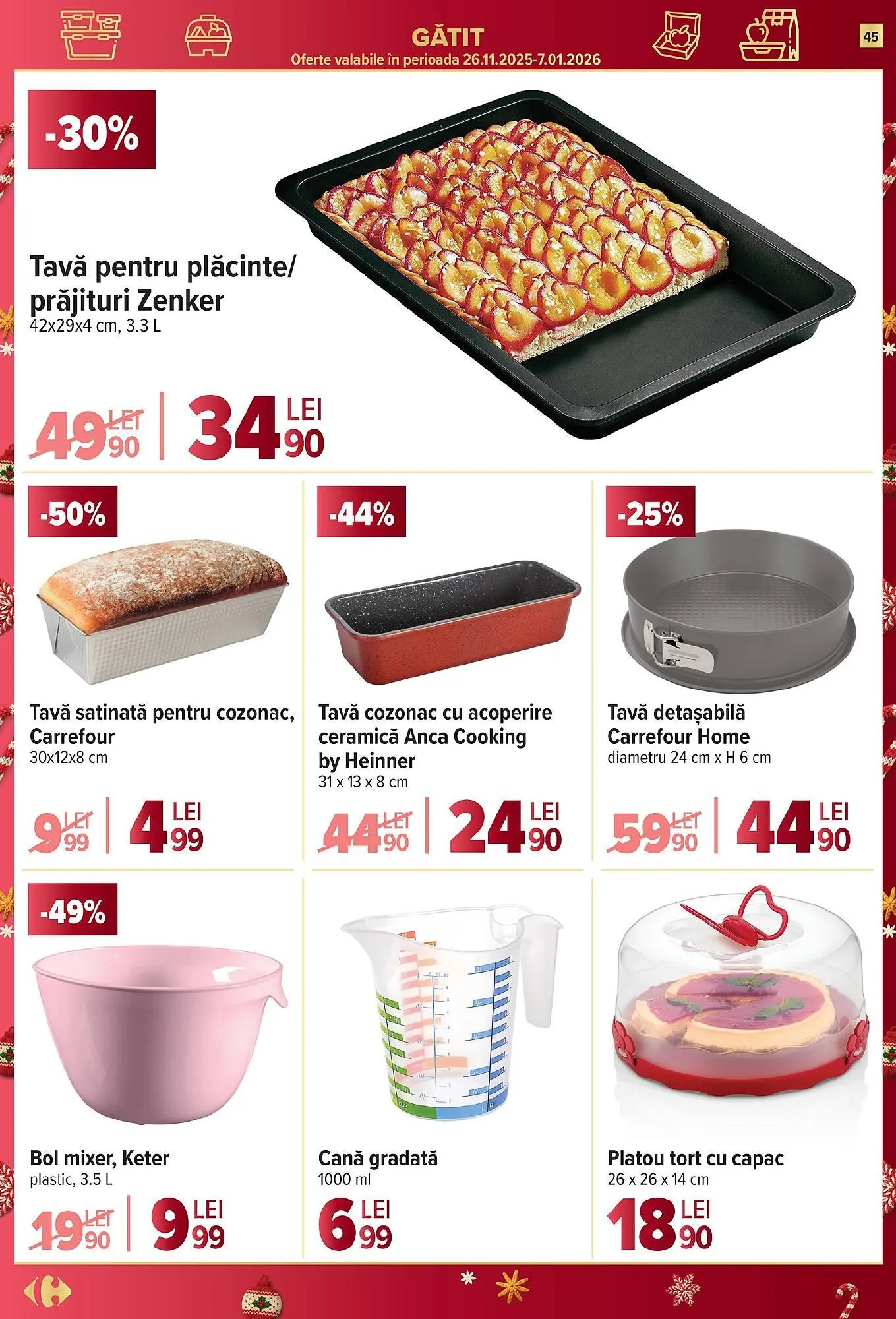 Catalog Catalog Carrefour de la 26 noiembrie până la 2 decembrie 2025 - Revista Pagina 45