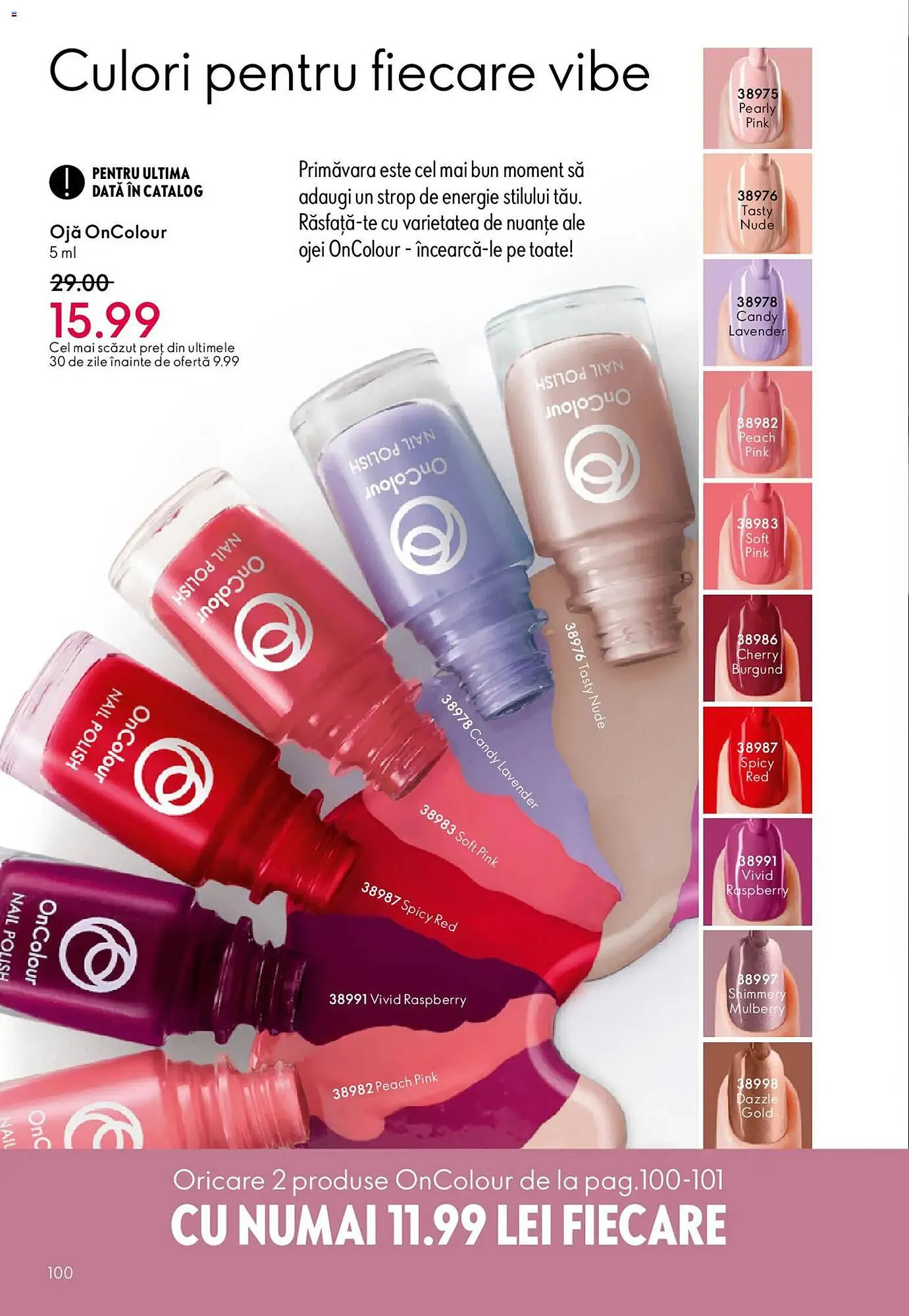 Catalog Catalog Oriflame de la 24 martie până la 14 aprilie 2026 - Revista Pagina 100