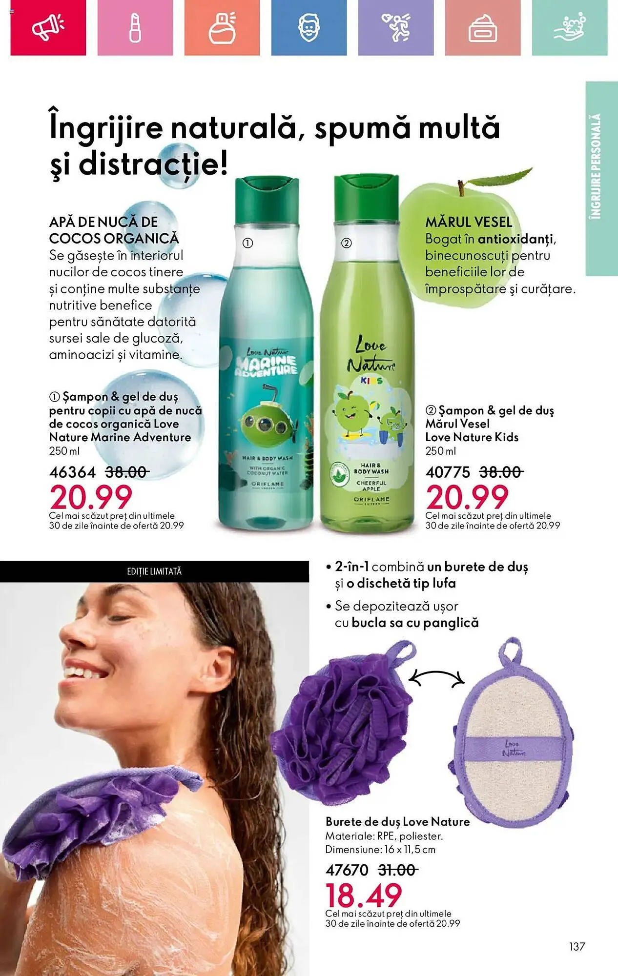 Catalog Catalog Oriflame de la 26 iulie până la 19 august 2025 - Revista Pagina 137