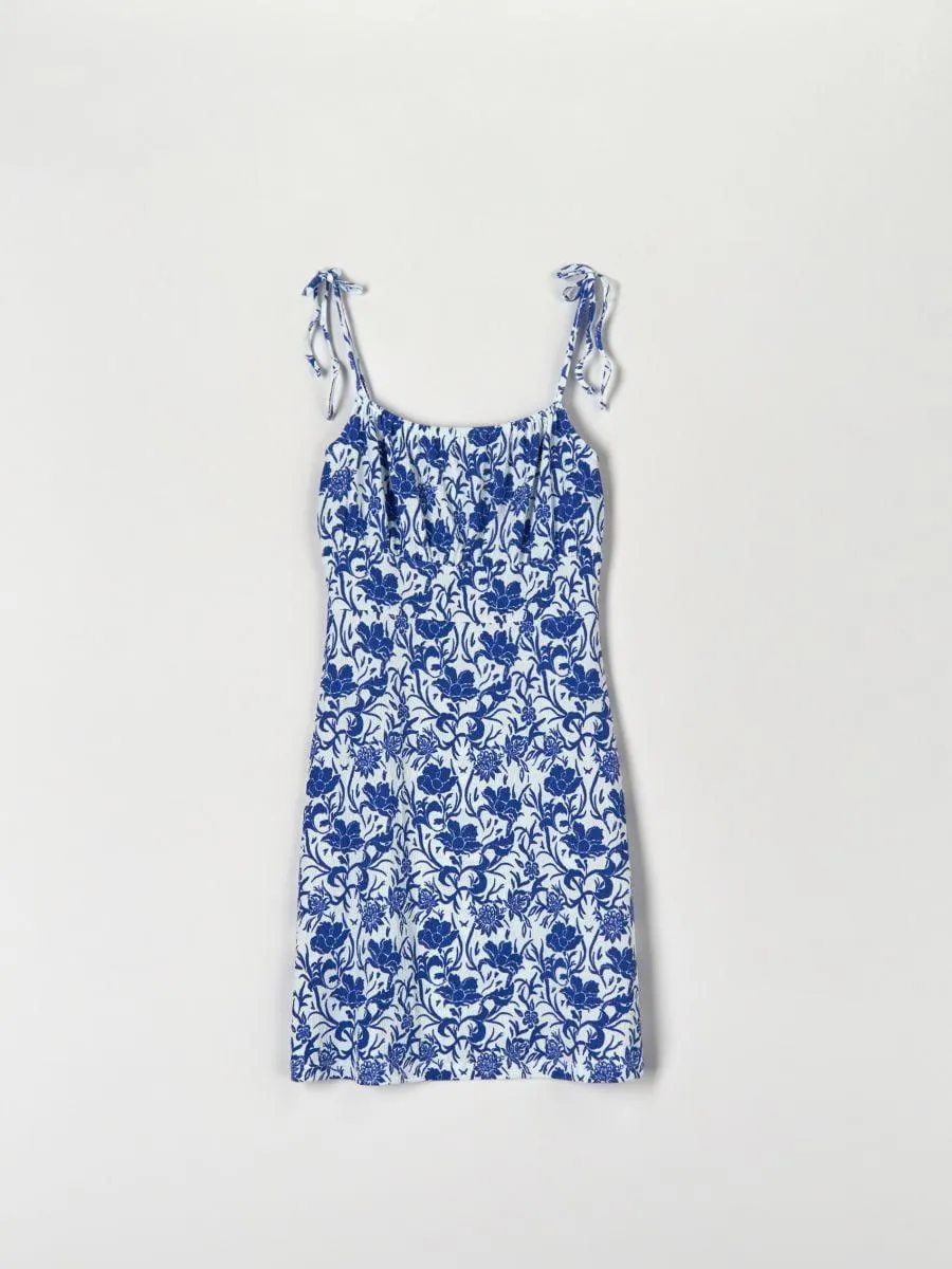 Rochie mini cu imprimeu floral