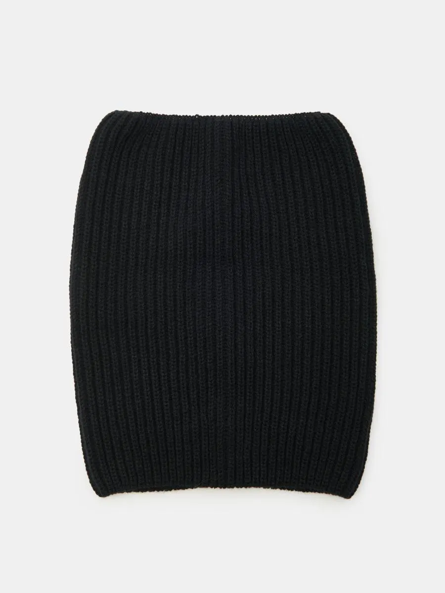 Eșarfă circulară din tricot striat