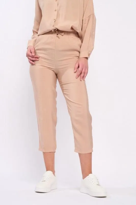 Manche Paris - Pantaloni dama de culoare uniforma