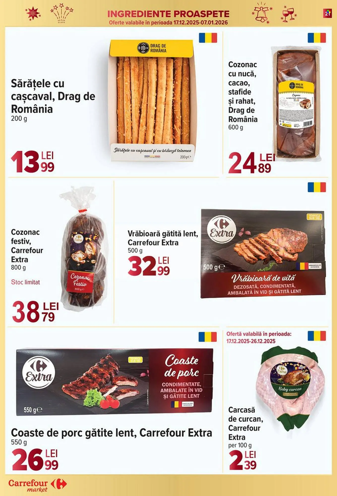 Catalog Catalog Carrefour Market de la 17 decembrie până la 26 decembrie 2025 - Revista Pagina 21