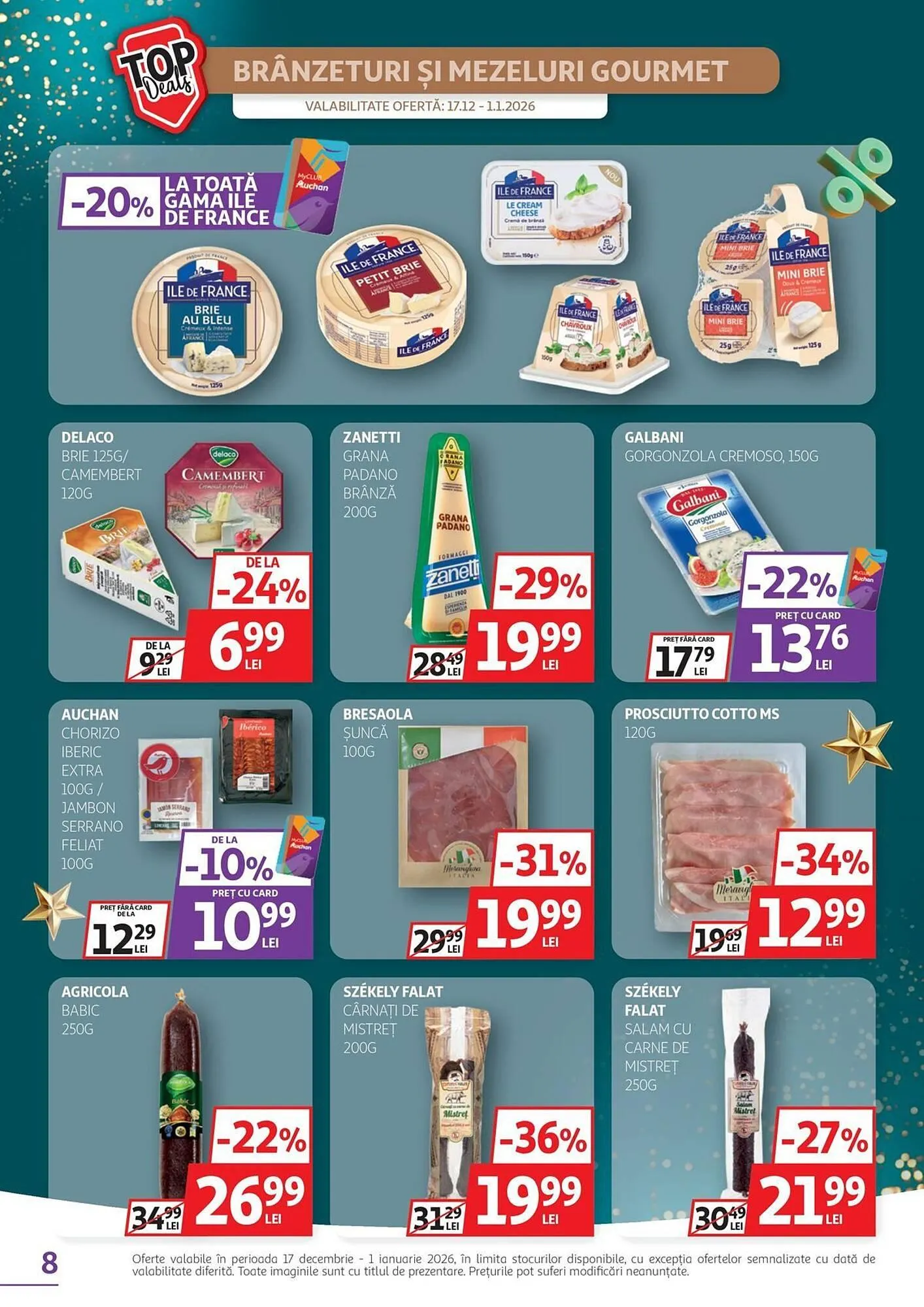 Catalog Catalog Auchan de la 17 decembrie până la 1 ianuarie 2026 - Revista Pagina 8