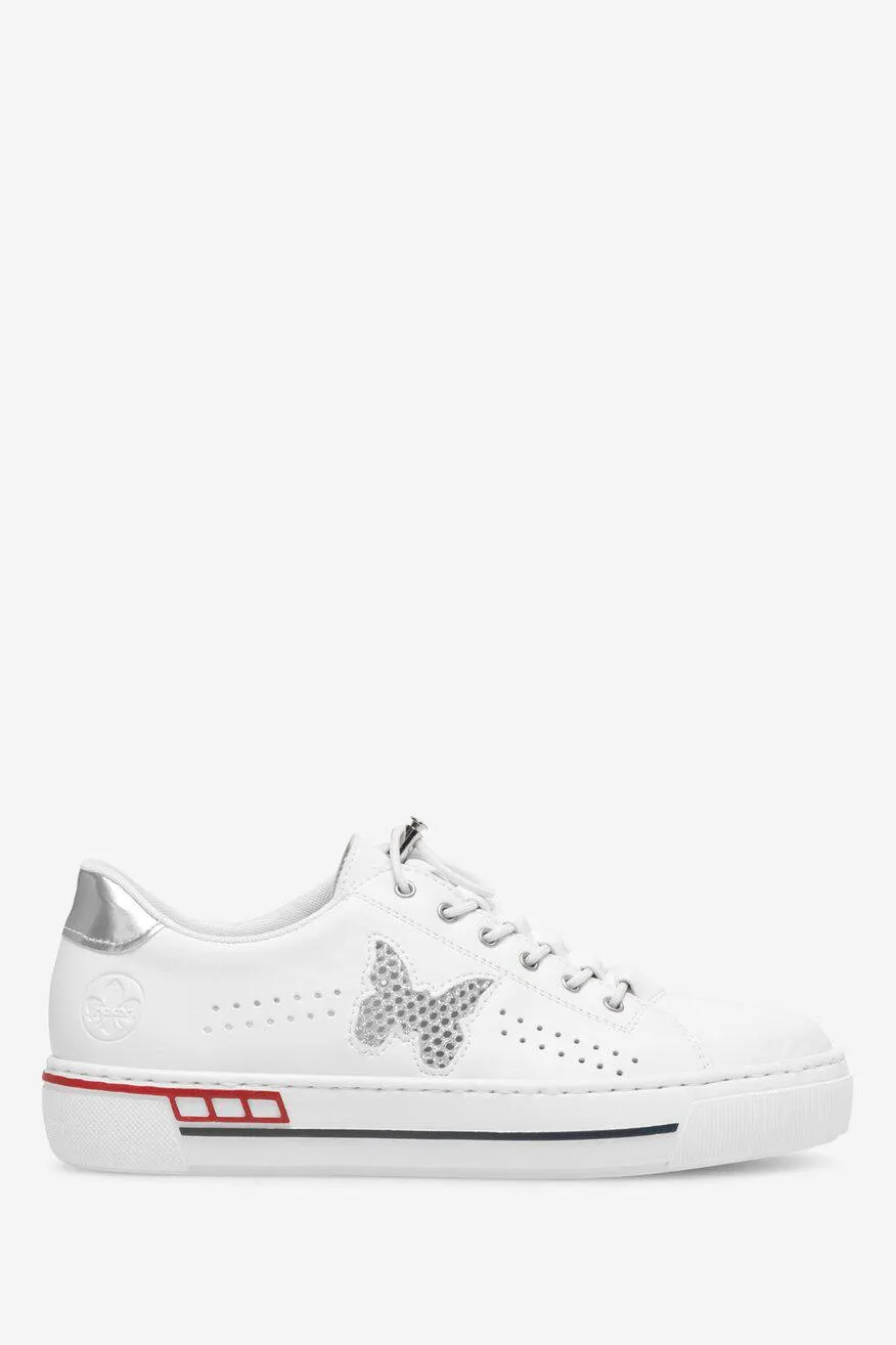 Pantofi închiși Rieker ALB