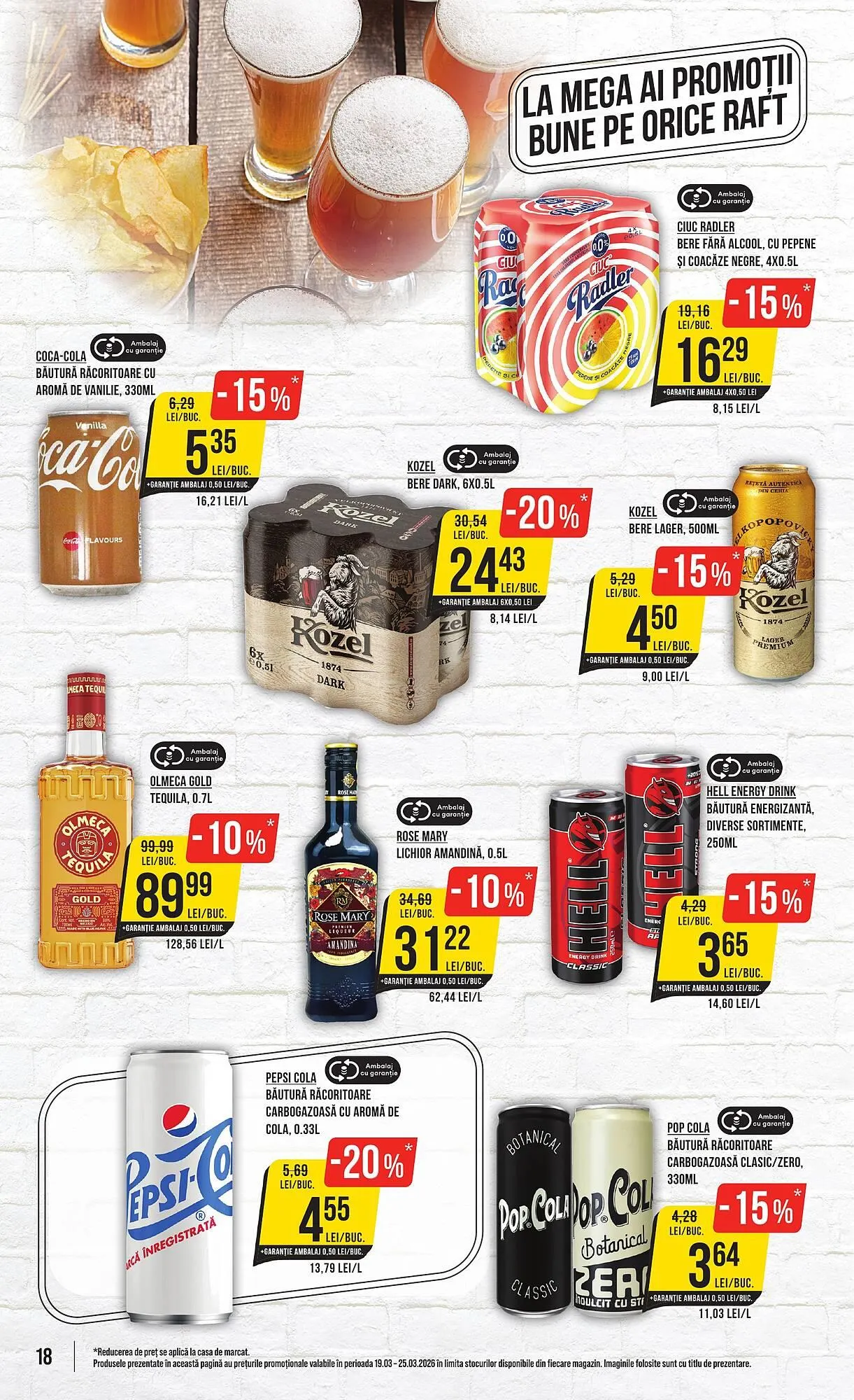 Catalog Catalog Mega Image de la 19 martie până la 25 martie 2026 - Revista Pagina 18