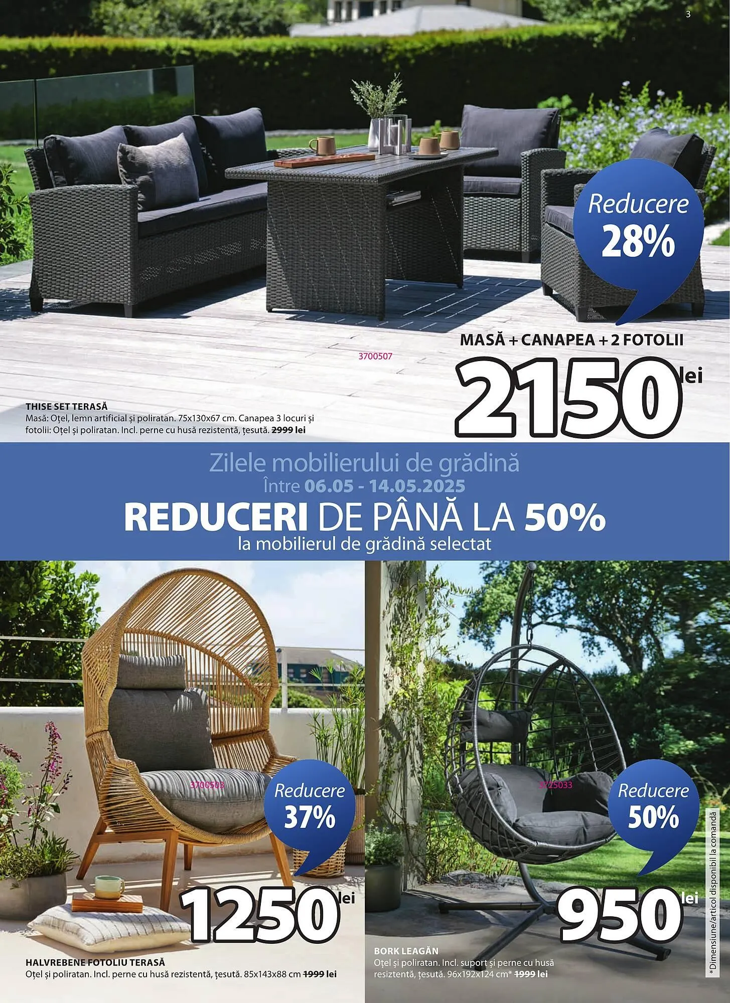Catalog Catalog JYSK de la 6 mai până la 4 iunie 2025 - Revista Pagina 3